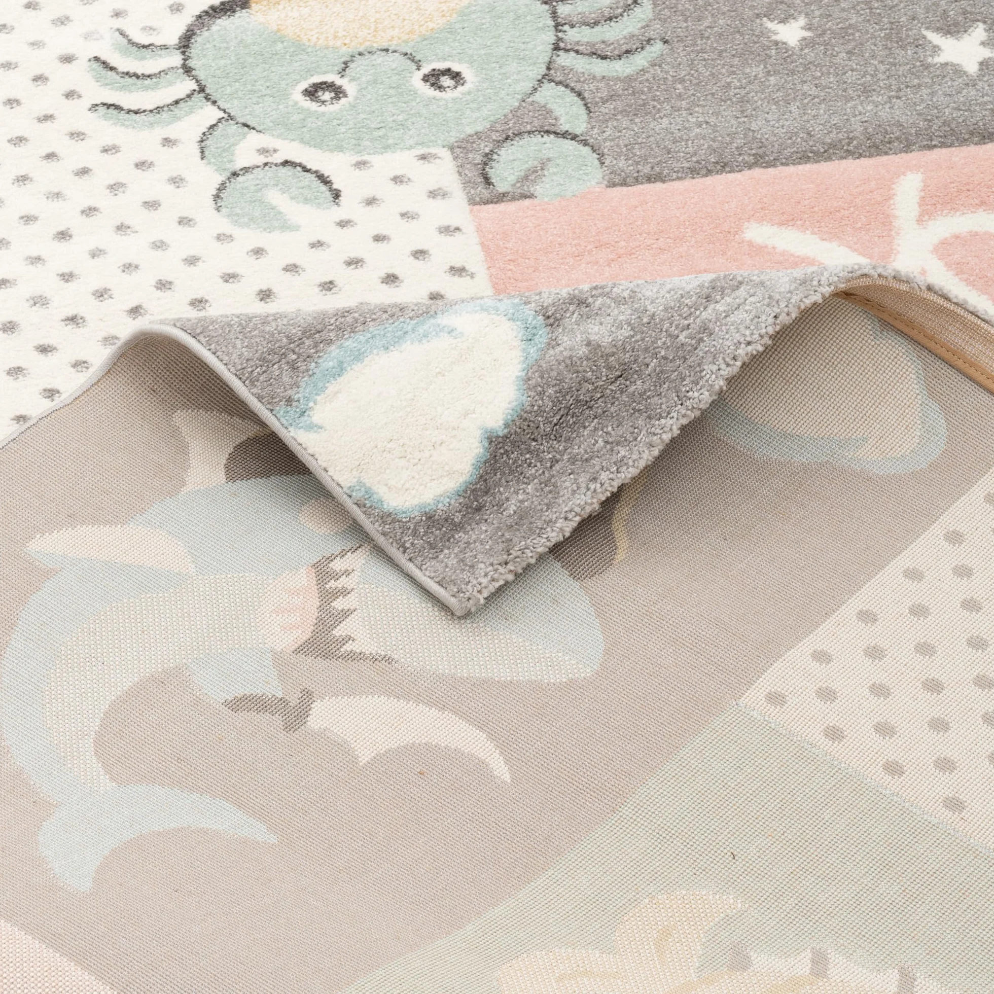 Pergamon Maui Kids Tapis pour Enfant Monde Sous-Marin Pastel 5 Tailles