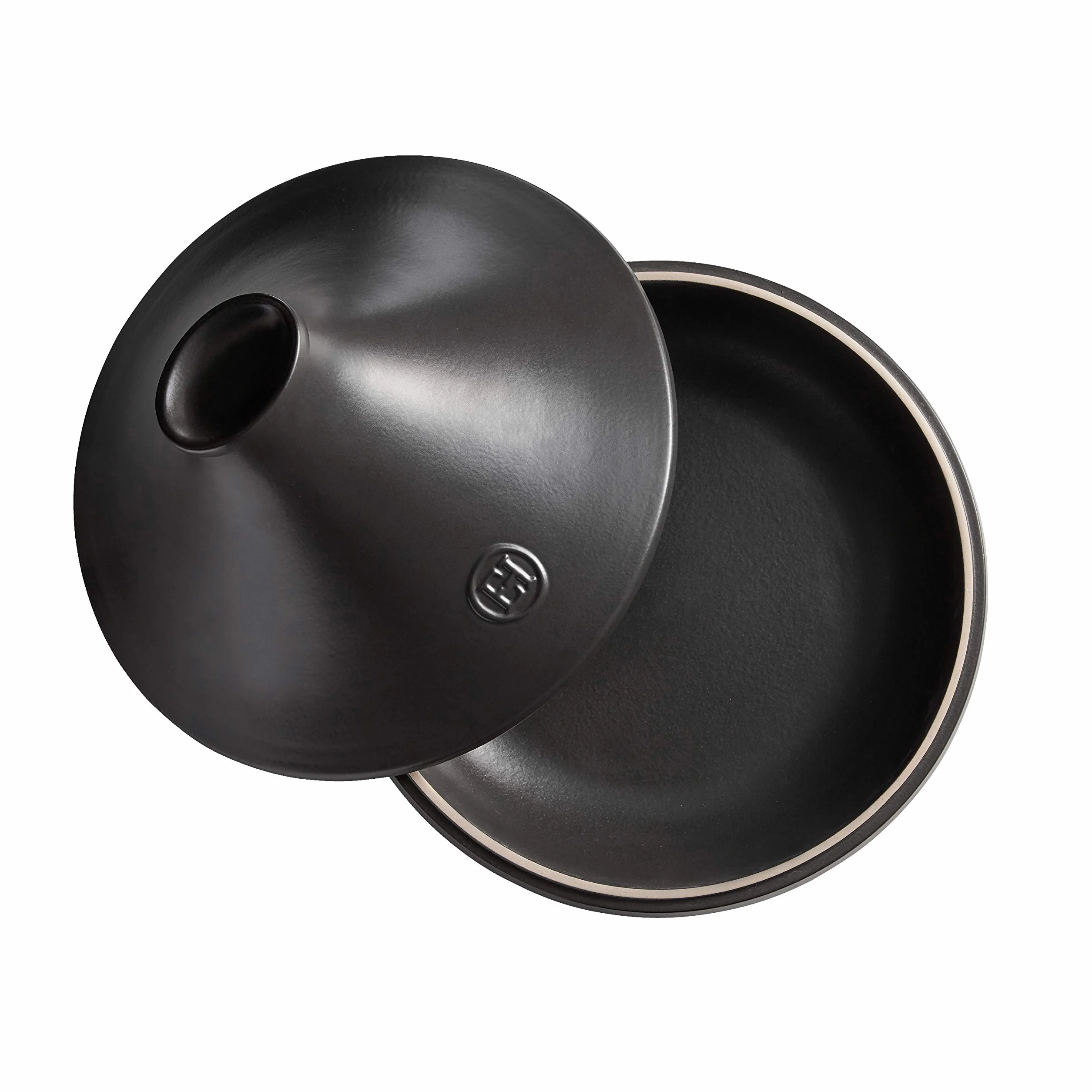 Emile Henry EH7A9566 Tajine Delight Céramique Induction, 4 litres, Noir, Ardoise
