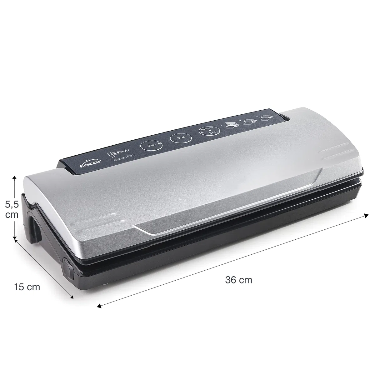 Lacor 69050 Appareil de mise sous vide Home 110W, Argent