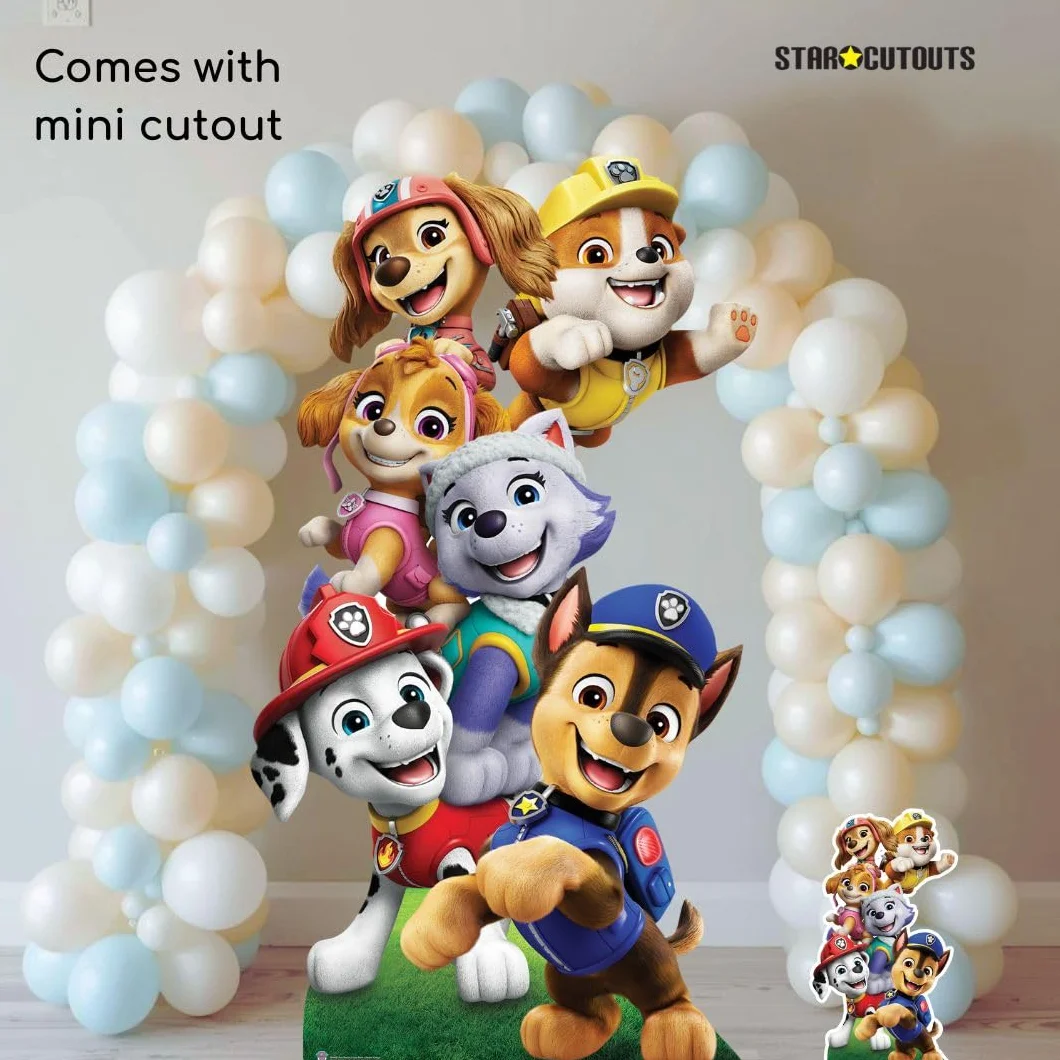 Carton découpé Star Cutouts SC4602 Paw Patrol Group Shot 164 cm