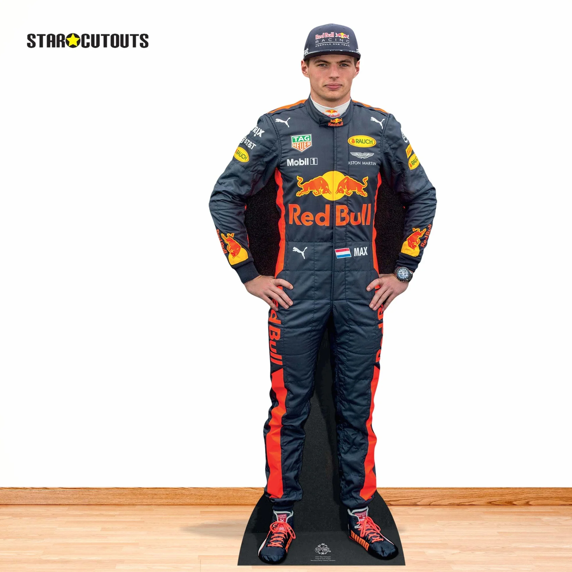 Star Cutouts Ltd CS667 Max Verstappen Carton Multicolore 177 x 74 x 177 cm