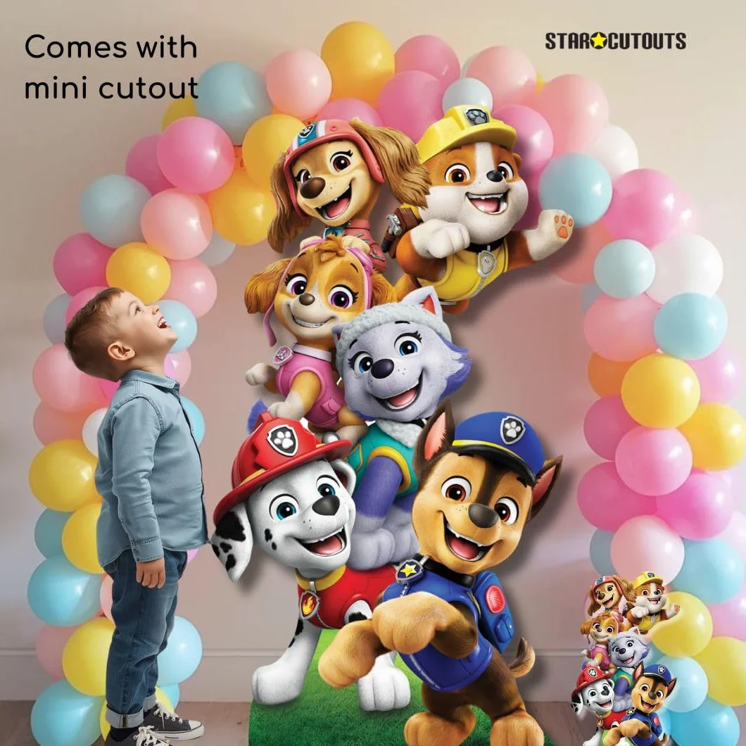 Carton découpé Star Cutouts SC4602 Paw Patrol Group Shot 164 cm