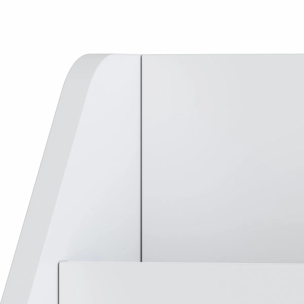 [en.casa] Étagère pour Enfants avec 3 Compartiments de Rangement Ouverts et 1 Tiroir sur roulettes Meuble de Stockage Coins Arrondis Panneau de Particules 70 x 63 x 30 cm Blanc Motif Aqua Dream