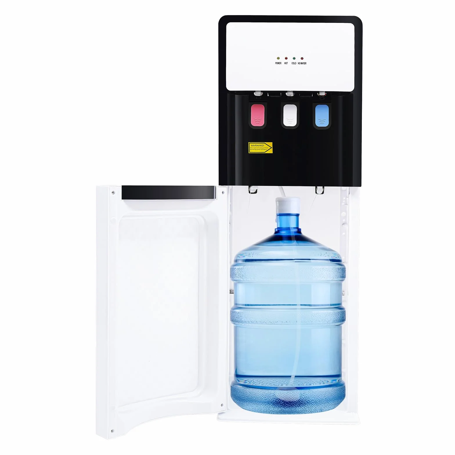 Distributeur d'eau électrique sur pied - Distributeur d'eau chaude froide - Double fonction - Distributeur d'eau chaude électrique sur pied - Pour la maison et le bureau - Avec protection de
