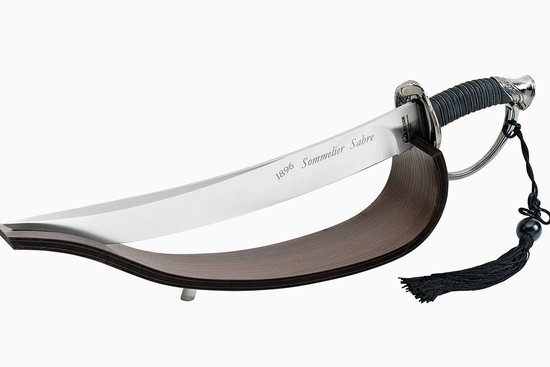 Due Cigni - sabre du Sommelier 1896 couleur lame inox