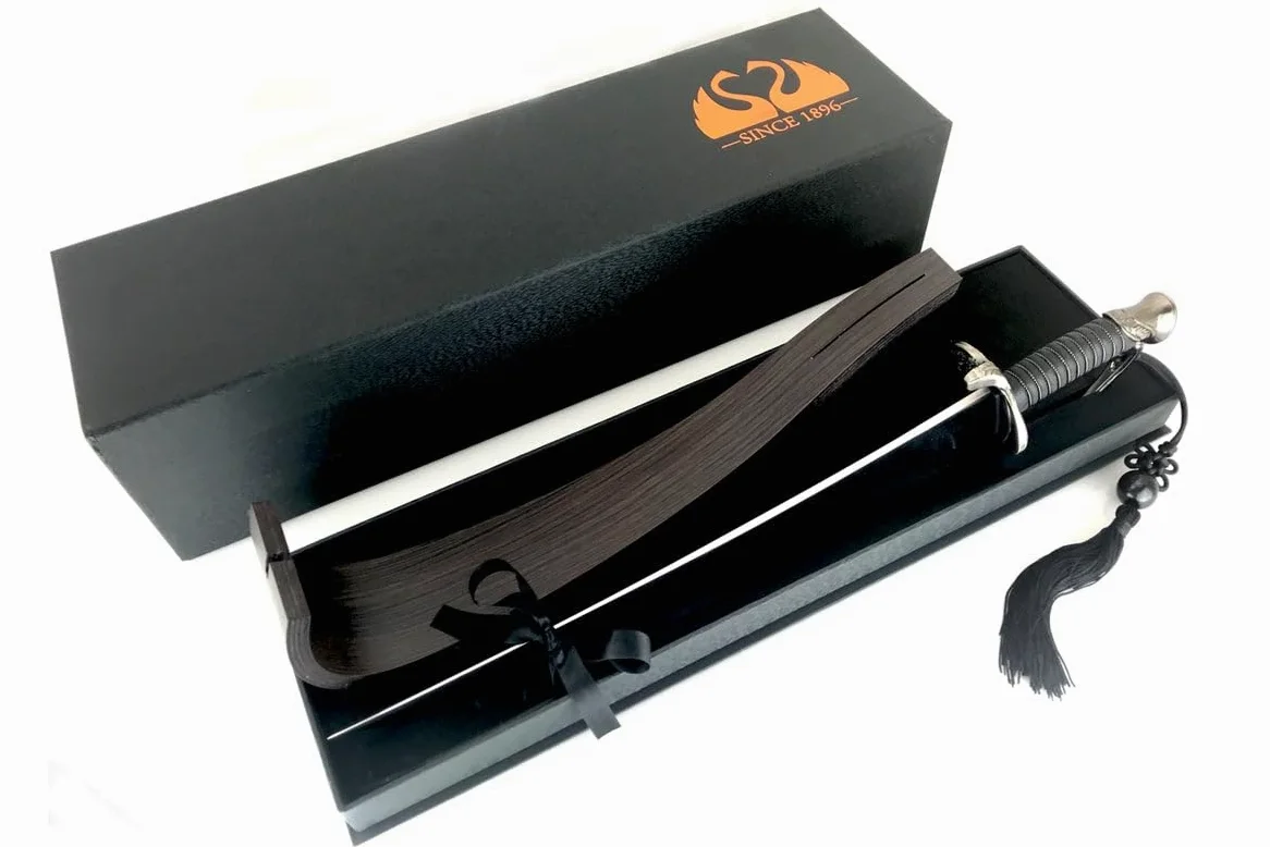 Due Cigni - sabre du Sommelier 1896 couleur lame inox