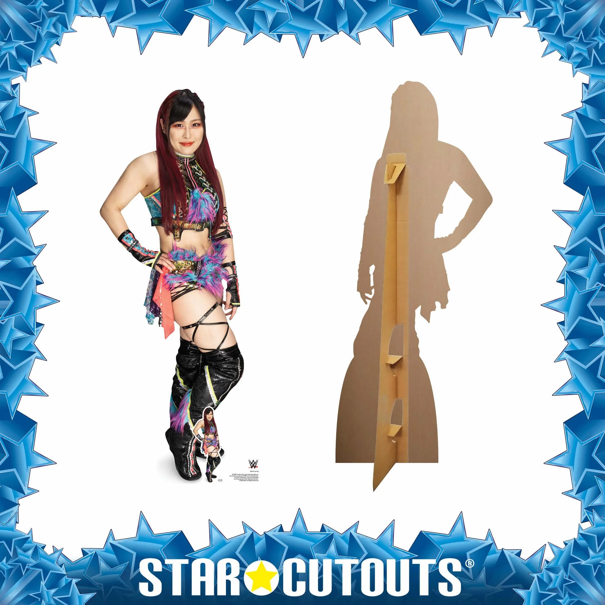 STAR CUTOUTS SC4411 Iyo Sky WWE Découpe en Carton Taille réelle 157 cm
