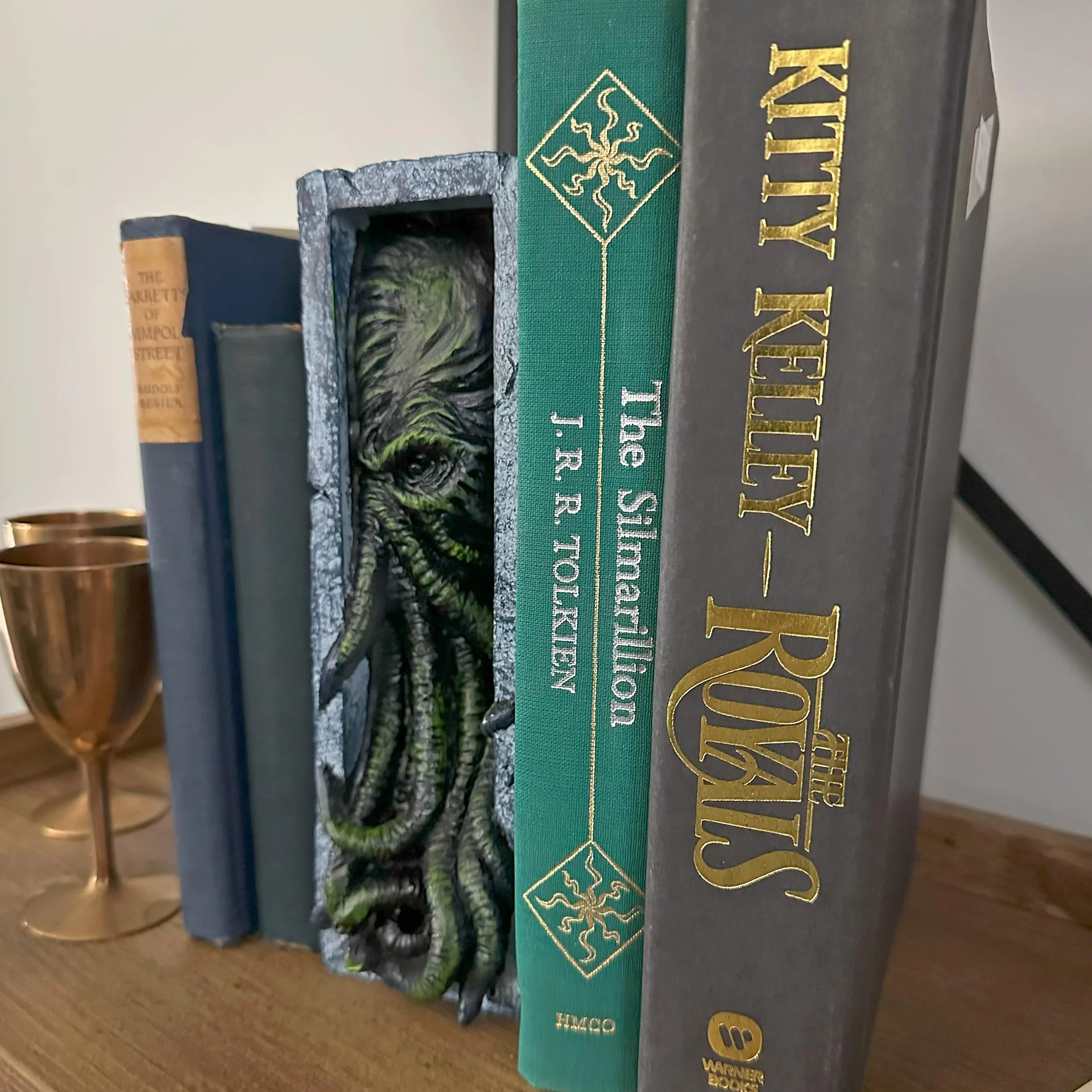 Cthulhu Serre-Livres en Résine Statue Monstre