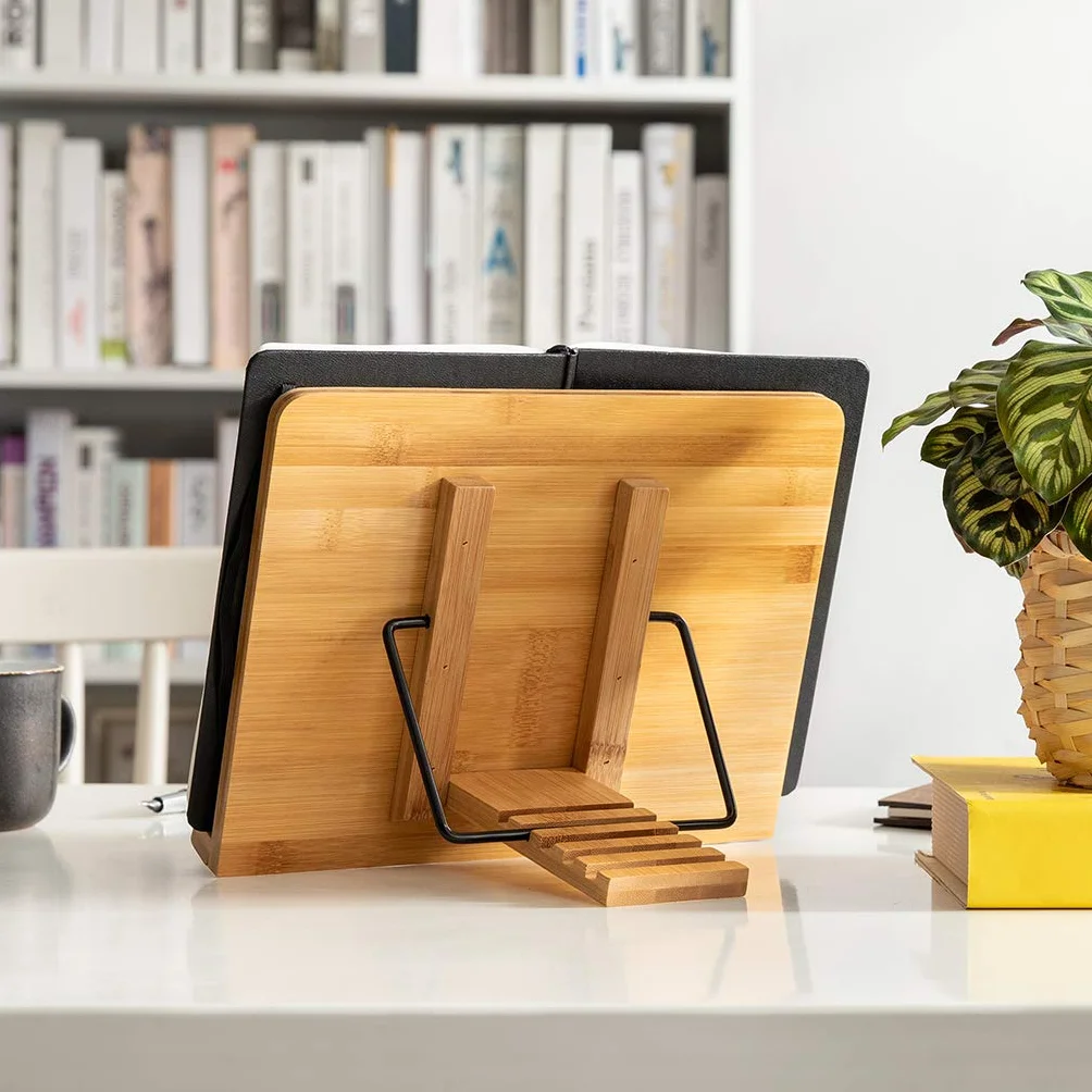 wishacc Support de livre XL - Grande taille 39,1 x 27,9 cm