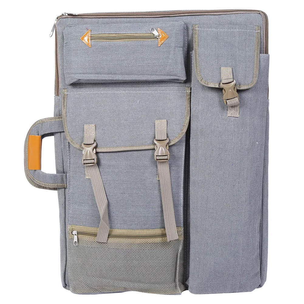 Sac De Tableau De Croquis en Tissu Canva avec Poches, Usse Plahe Dessin, Sac De Transport Beaux Arts