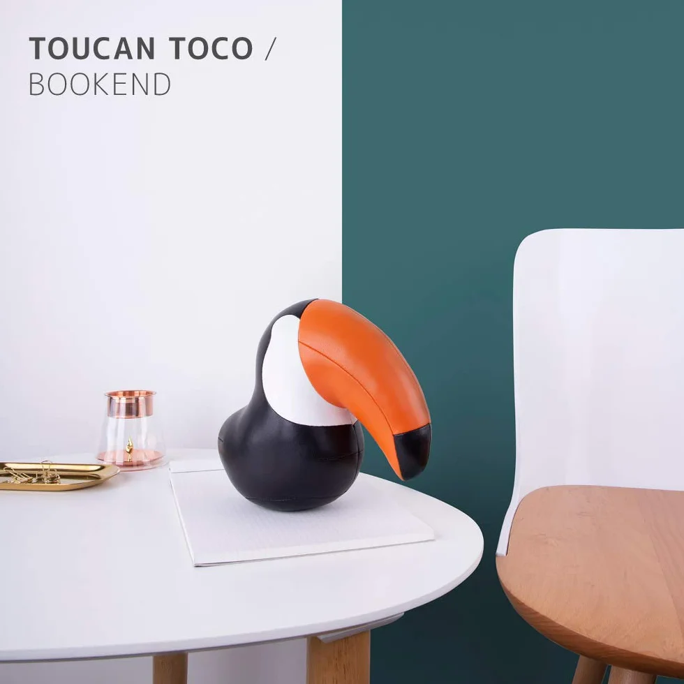 Züny Toucan Serre-Livres Noir/Orange 1 kg