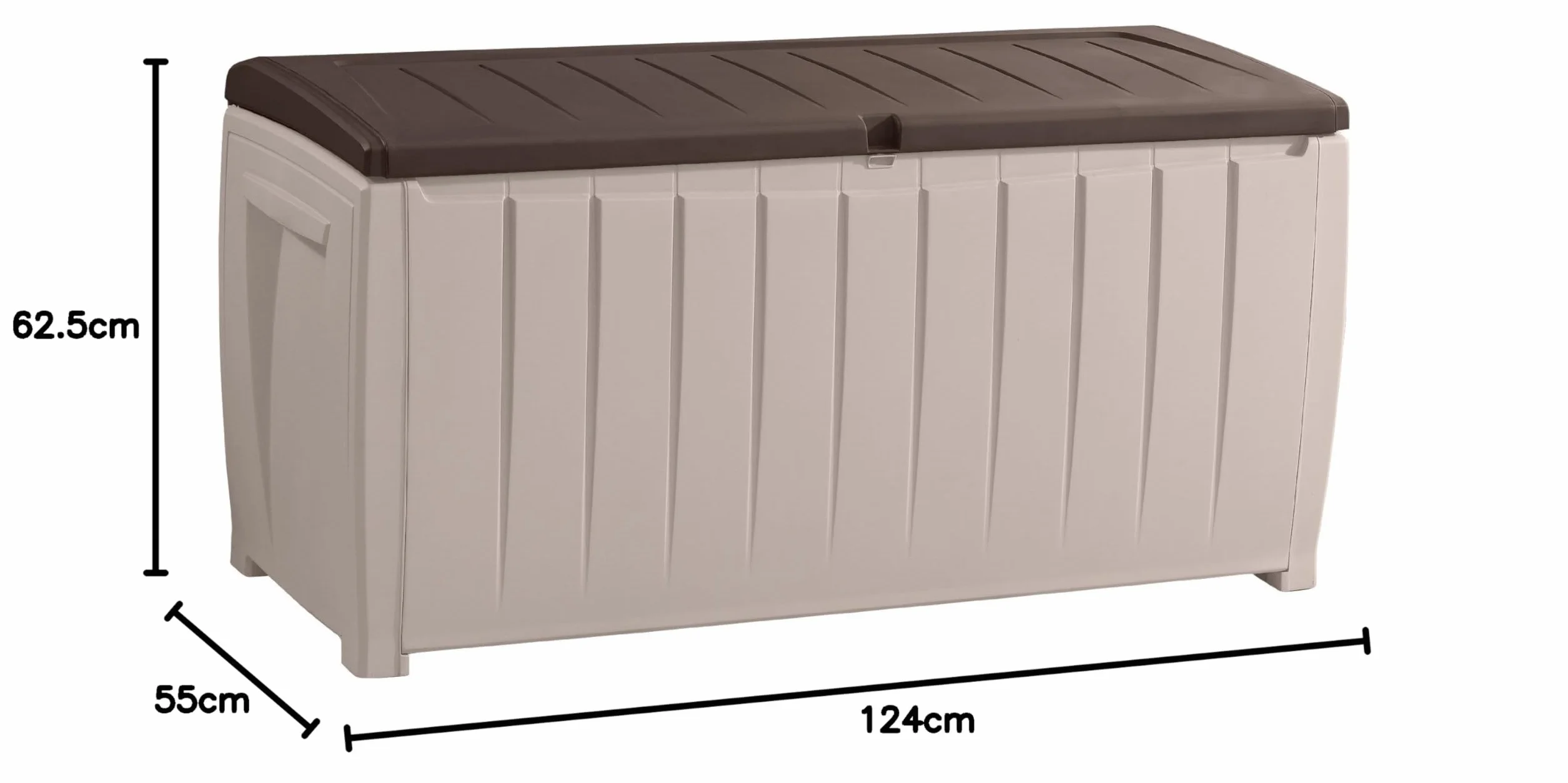 KETER Coffre de rangement extérieur NOVEL 340 litres