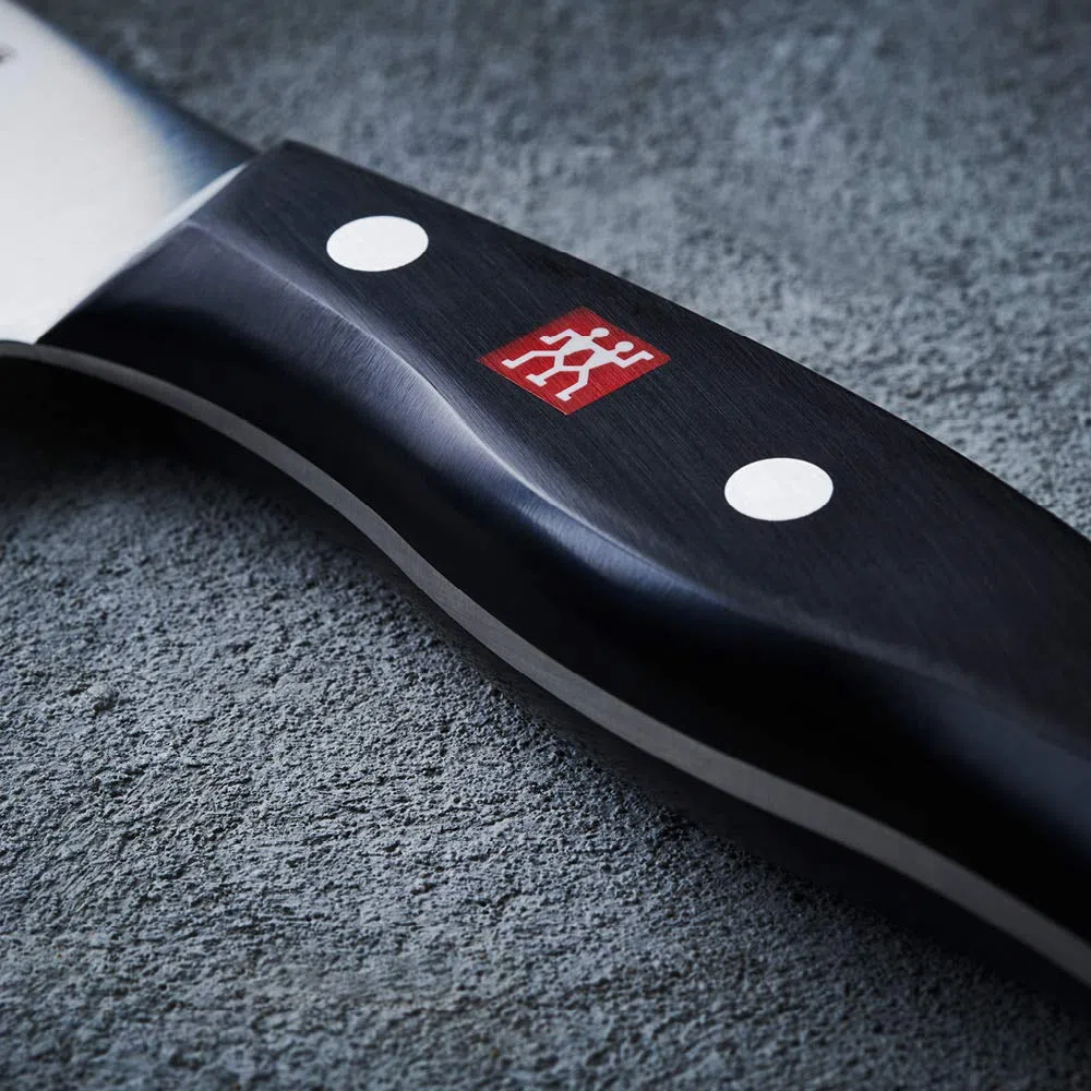 ZWILLING Twin Pollux Couteau de chef, lame 20 cm, acier spécial inoxydable, manche synthétique à rivets, noir