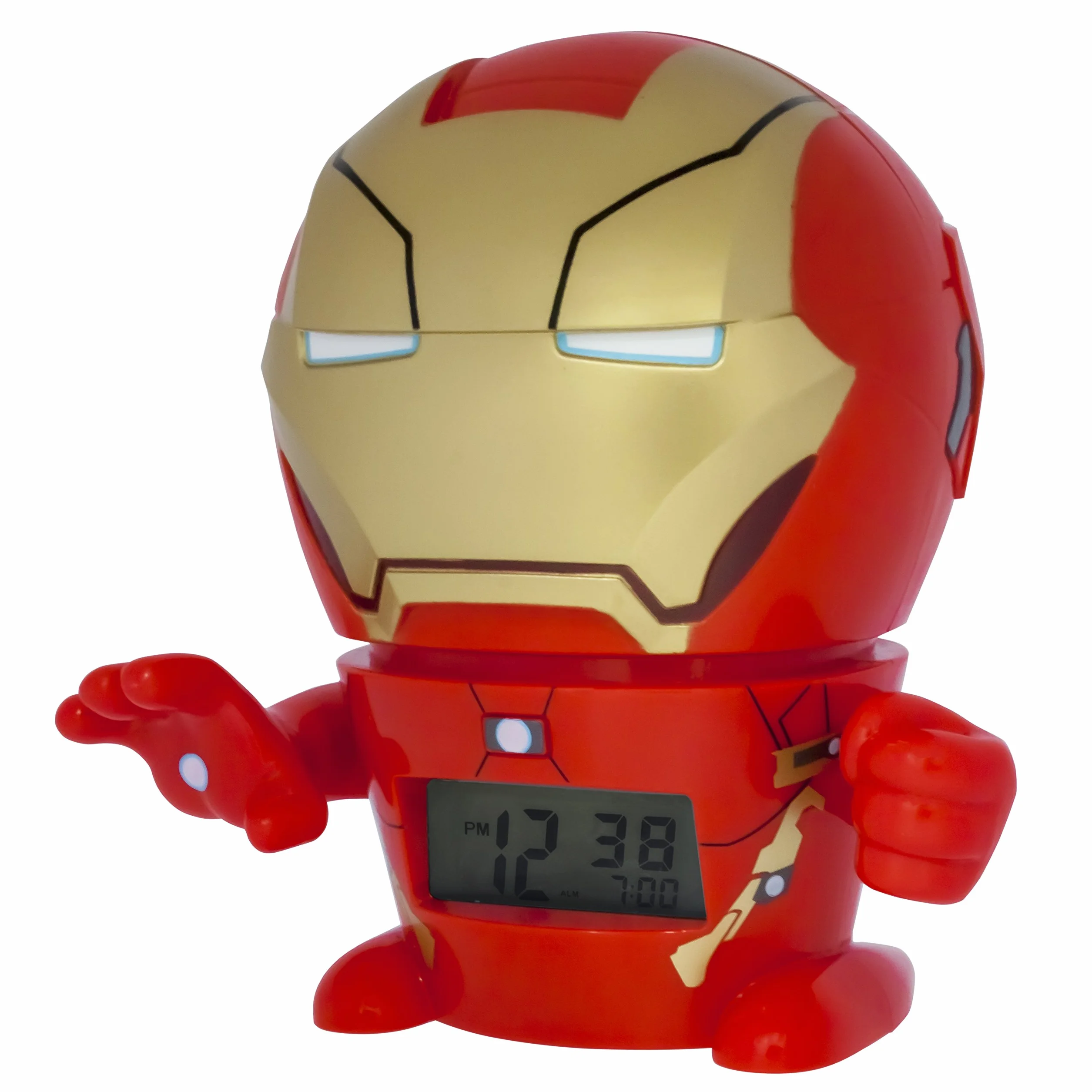 Réveil veilleuse Iron Man Marvel BulbBotz pour enfant