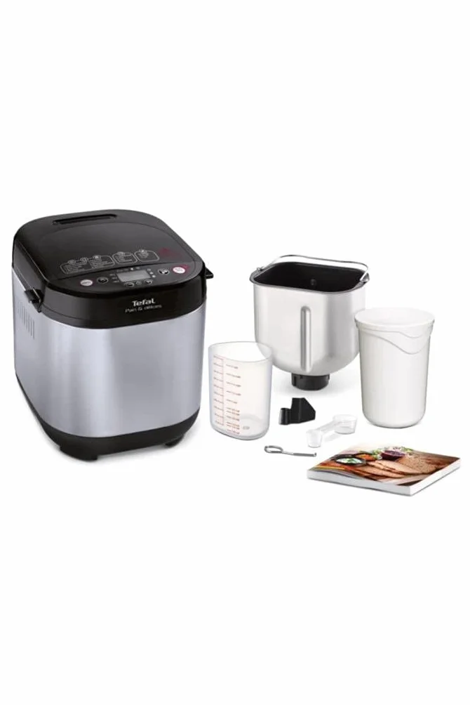Machine à pain Tefal PF240E38, noir/acier inoxydable