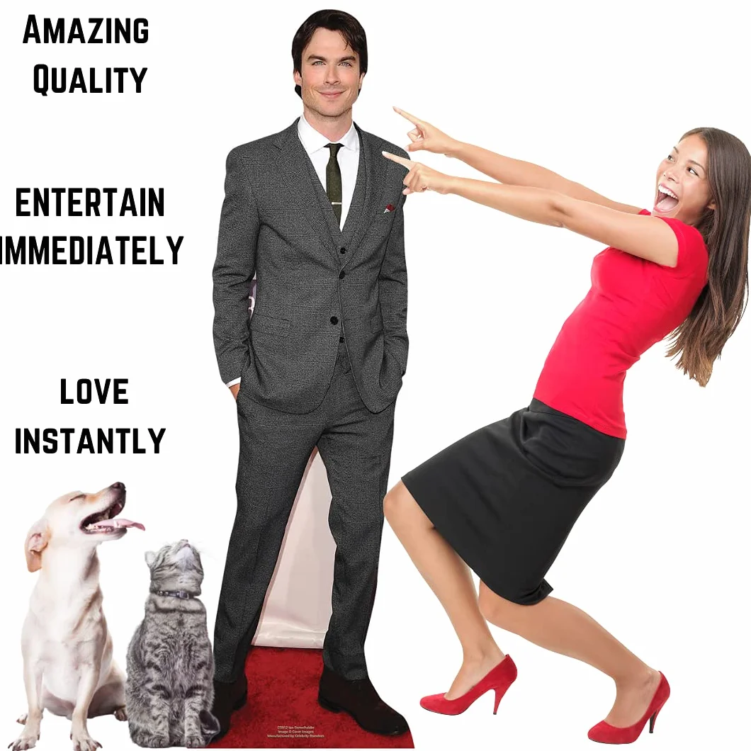 Figurine Ian Somerhalder en carton taille réelle 165cm