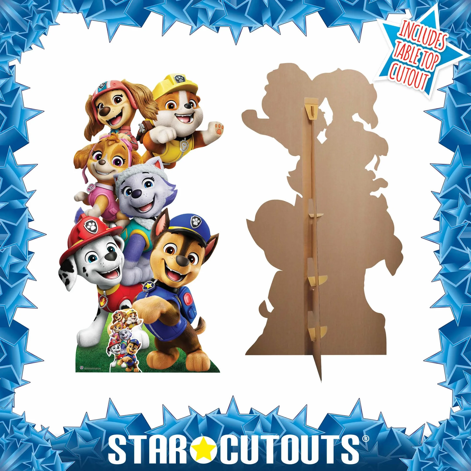 Carton découpé Star Cutouts SC4602 Paw Patrol Group Shot 164 cm