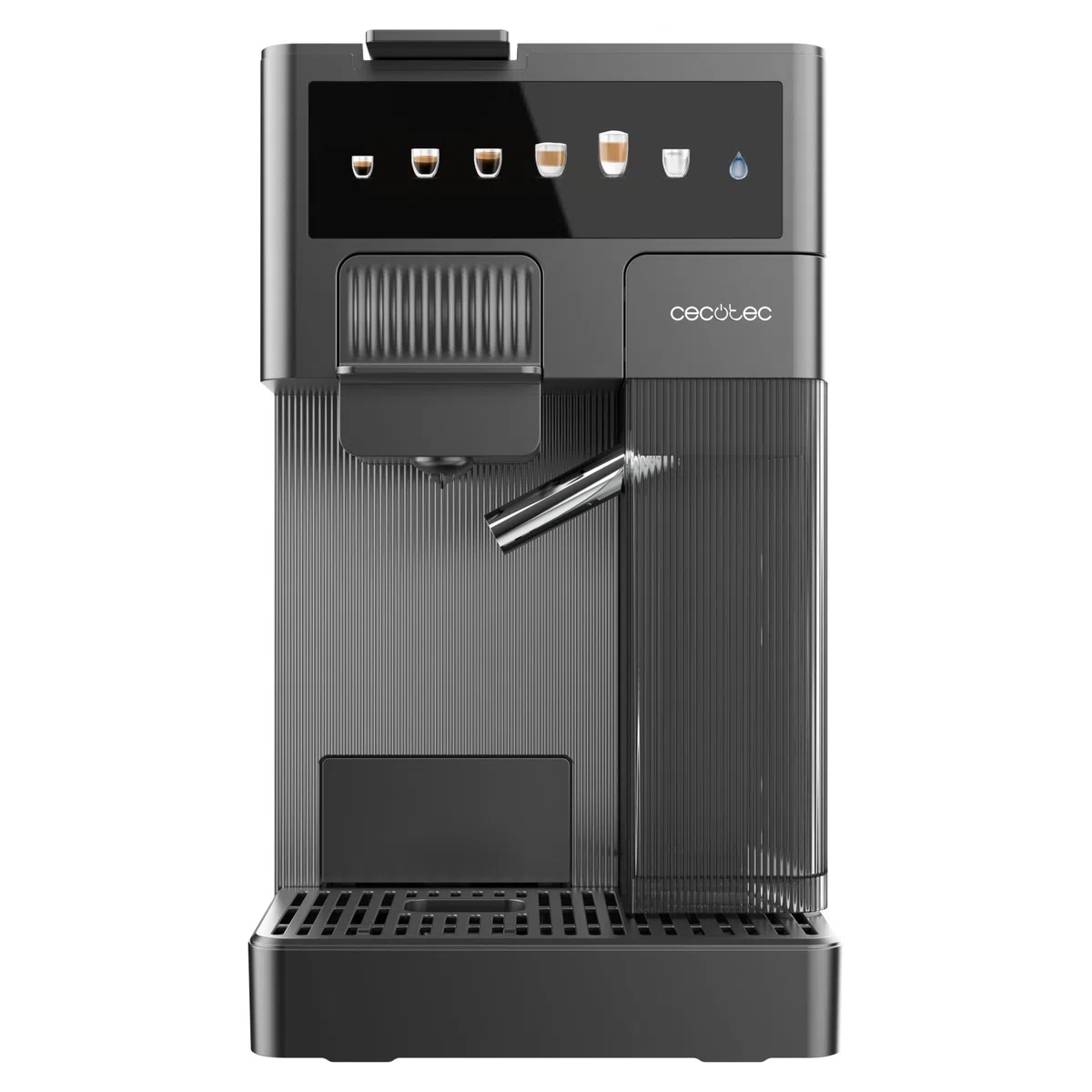 Cecotec Cafetières à Capsules FreeStyle Latte T. Cafetière multifonctionnelle Nespresso,Dolce Gusto,Café en Poudre et K-fee,1350 W avec réservoir de 400 ml pour 6 types de café.