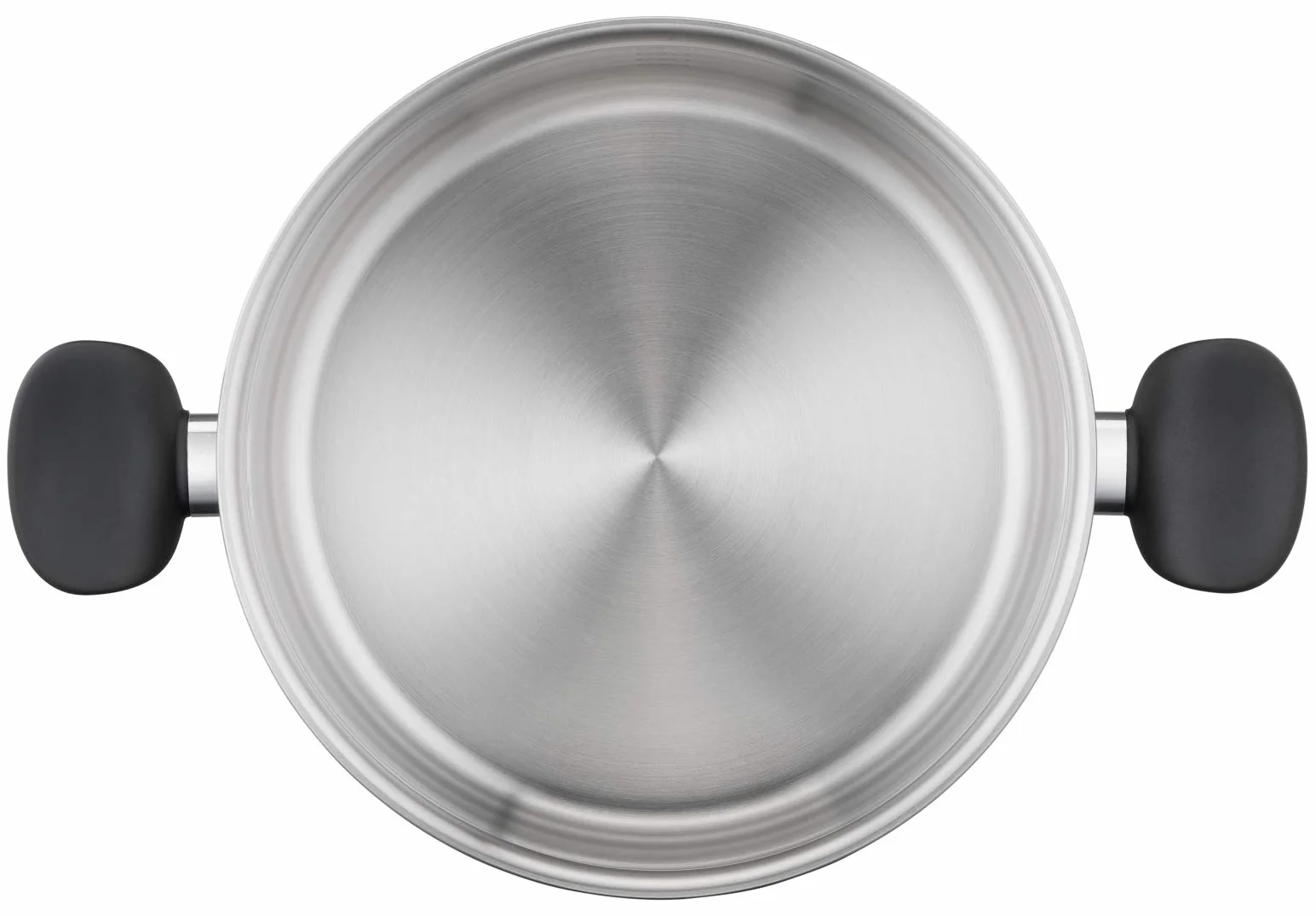 Tefal Faitout 24 cm (5 L) + couvercle verre, Induction, Acier inoxydable haute qualité, Garantie 10 ans, Livre recette, Primary E3084604