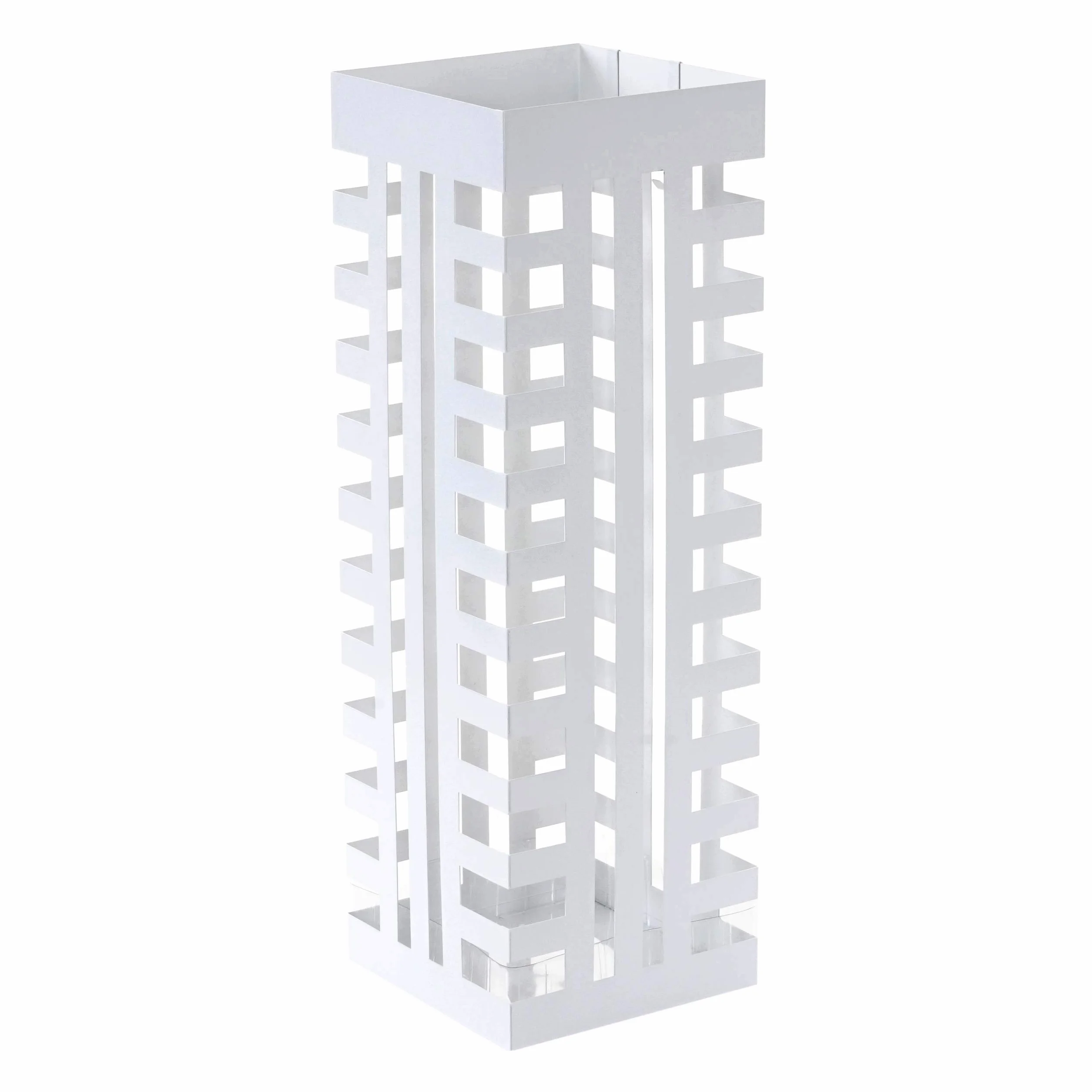 Mendler Porte-parapluies HWC-C78, Support parapluie, 55cm Blanc