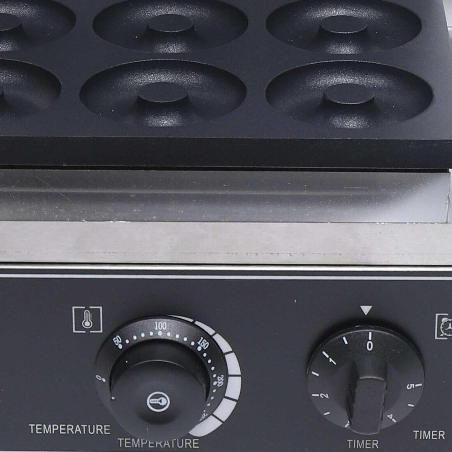 DHL Lot de 6 machines à donuts électriques 1550 W