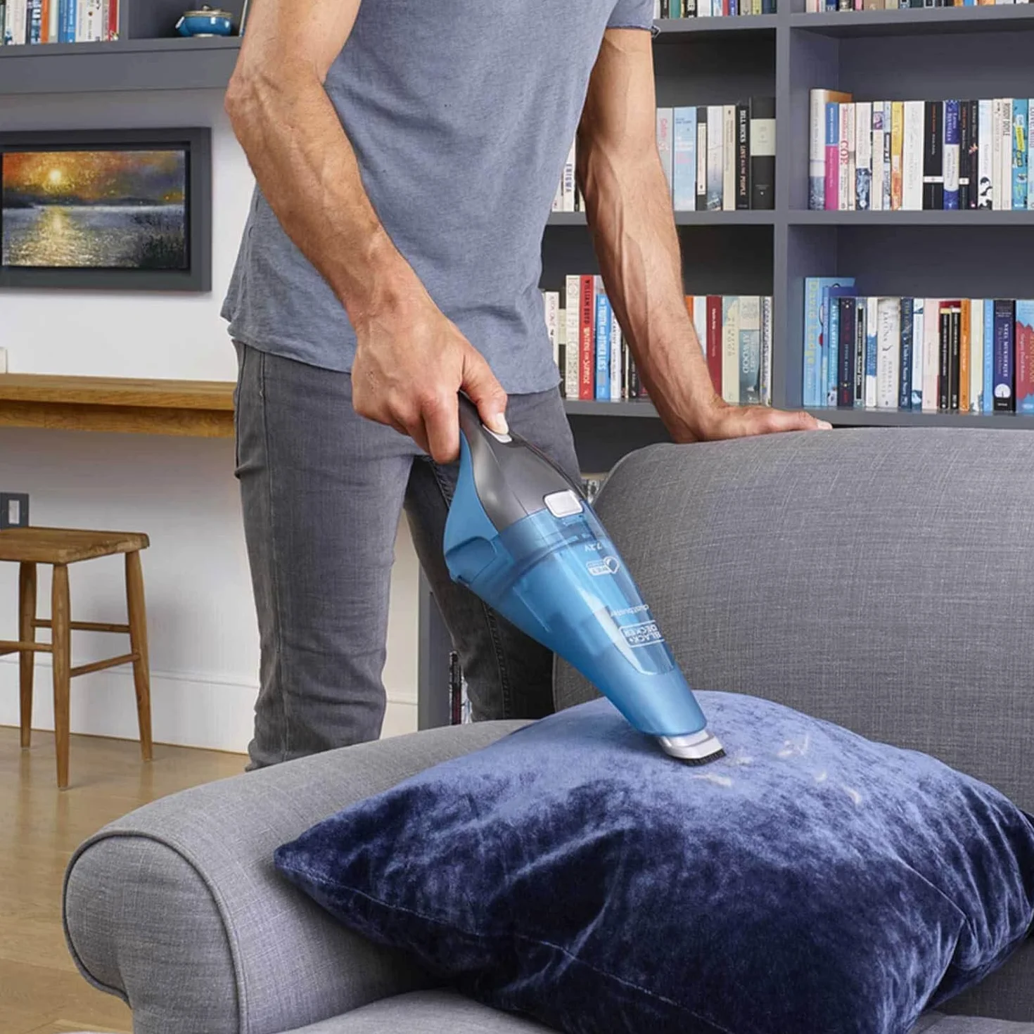 BLACK+DECKER dustbuster Aspirateur à Main sans Fil 7.2V, Humide & Sec, WDC215WA-QW