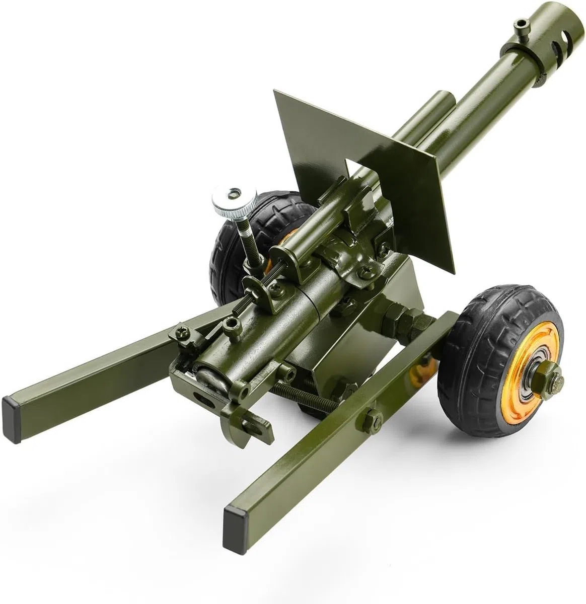 Canon de pétard, mini canon qui tire, lanceur de pétard en acier inoxydable, ornements de collection (modèle italien)