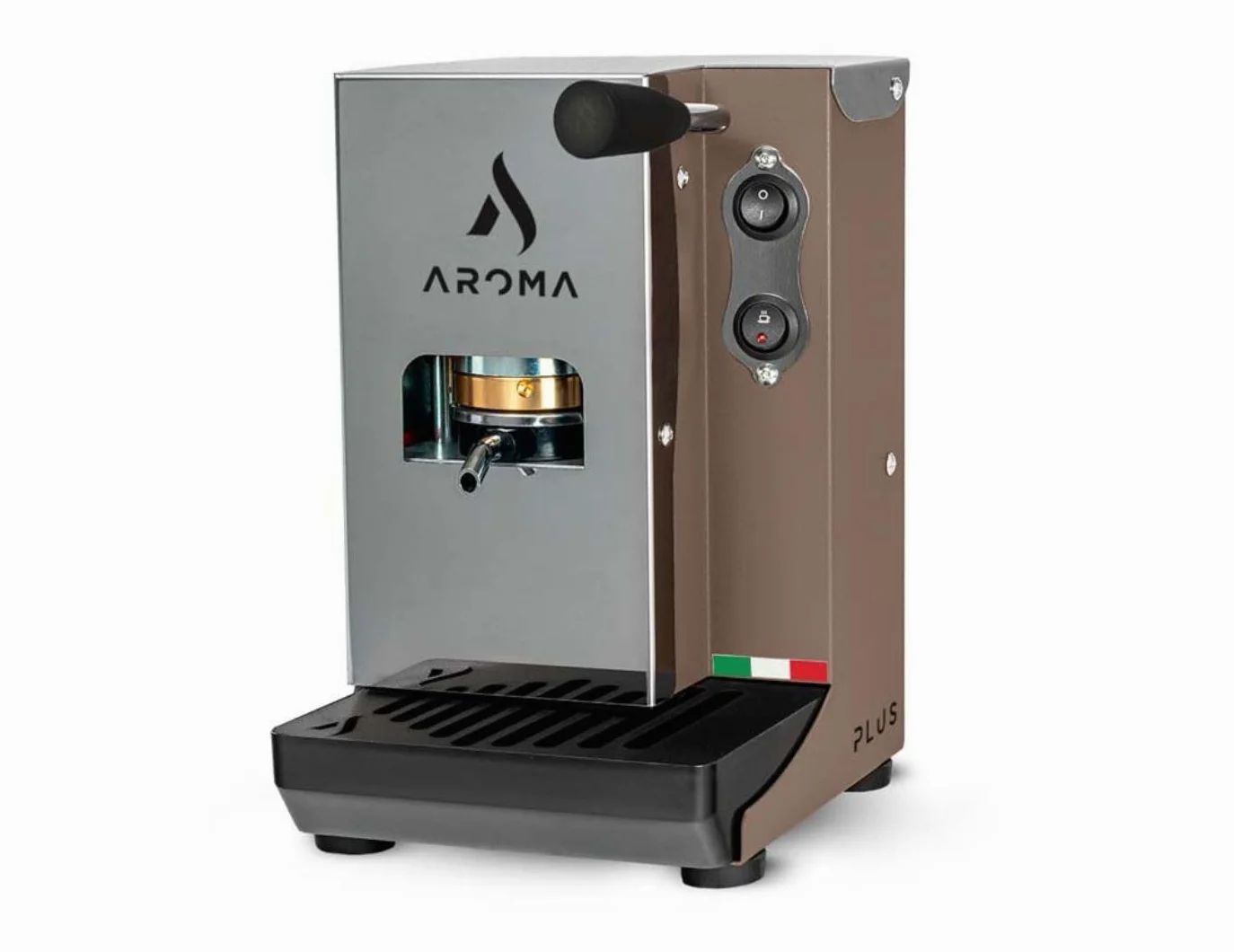 aroma Plus Basic Machine à café dosettes 44 mm Taupe