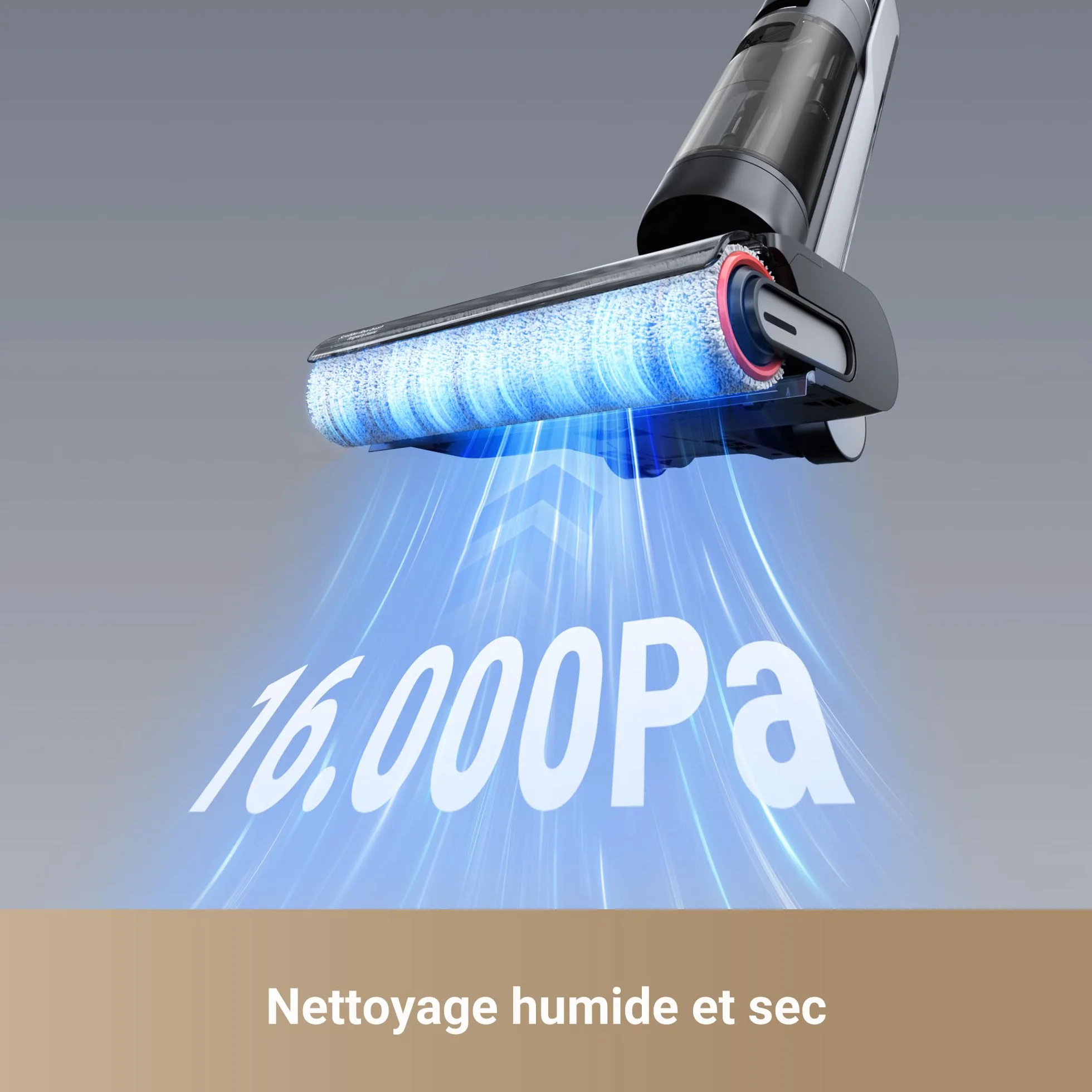 Dreame H12 Pro Ultra Aspirateur Laveur sans Fil 16000 Pa Brosse 2 Bords