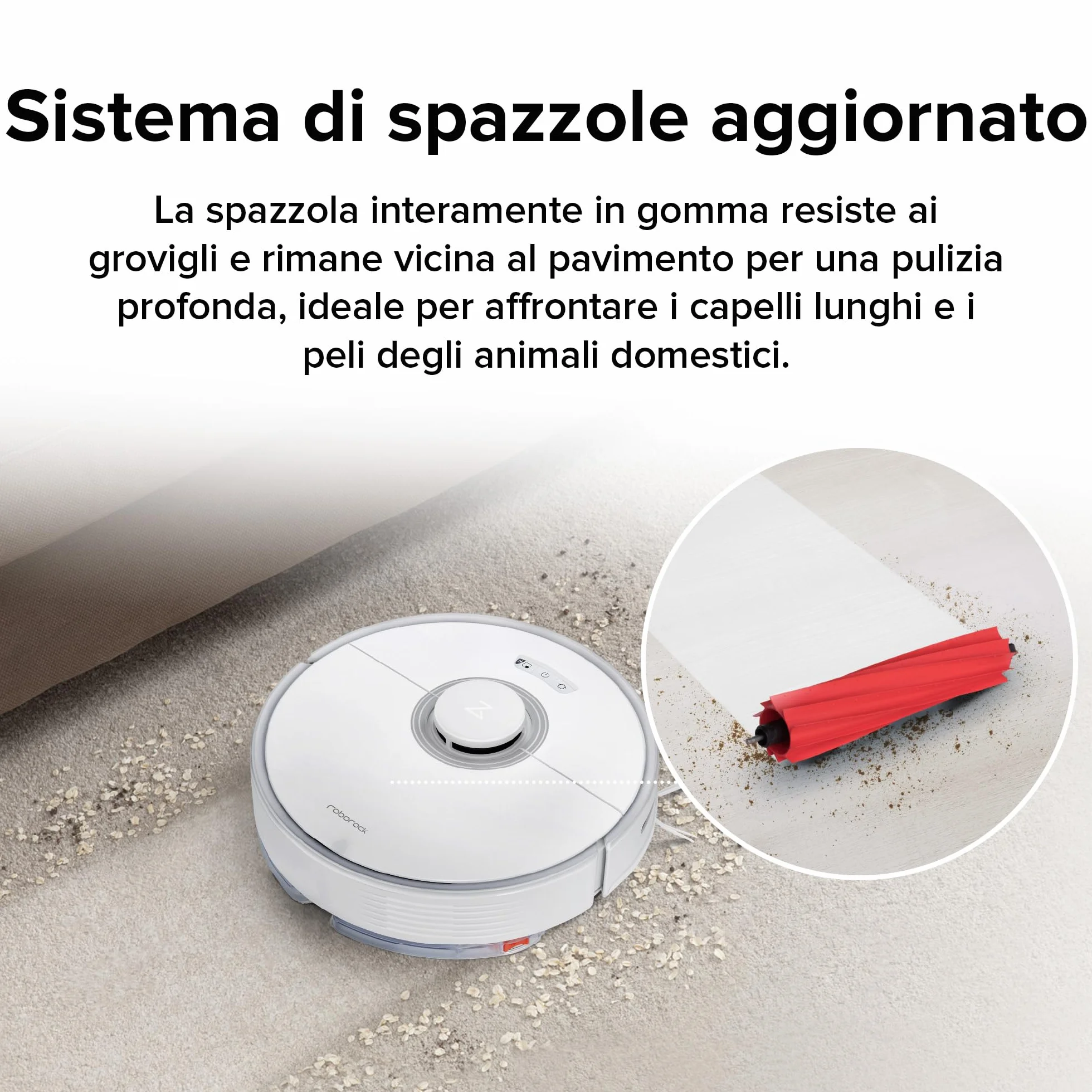 Roborock Q7 Max+ Robot Aspirateur Laveur, 4200Pa, PreciSense LiDAR, 3D Cartographie, Zones Interdites