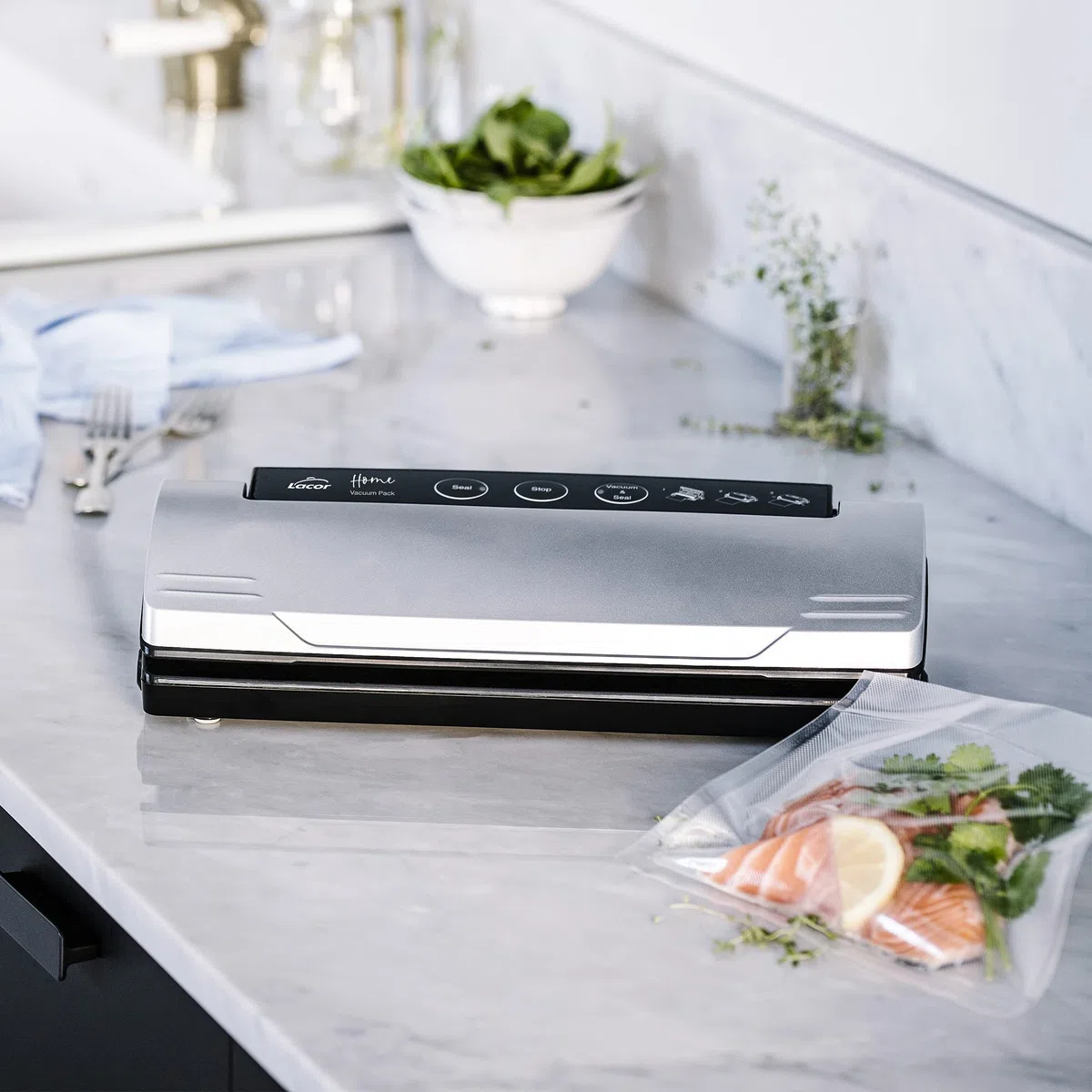 Lacor 69050 Appareil de mise sous vide Home 110W, Argent