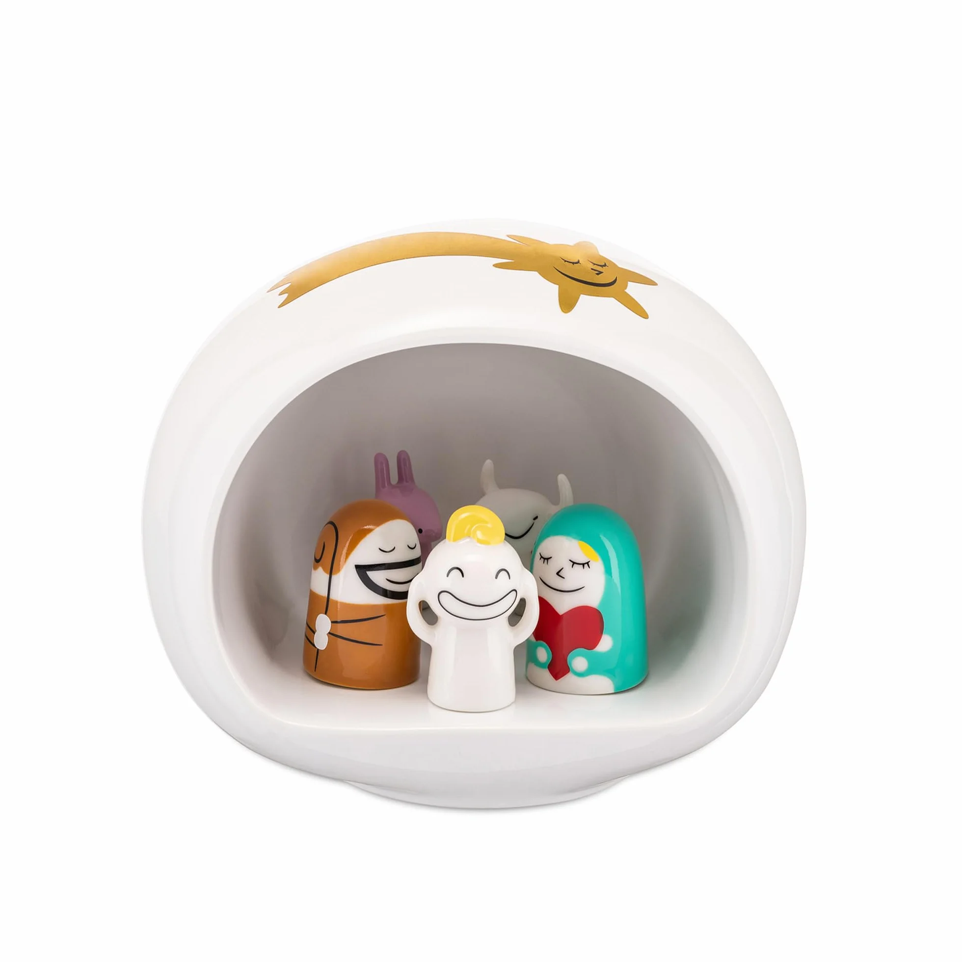 A di Alessi AMGI10SET Groupe Porcelaine Multicolore 20 x 22 x 19 cm