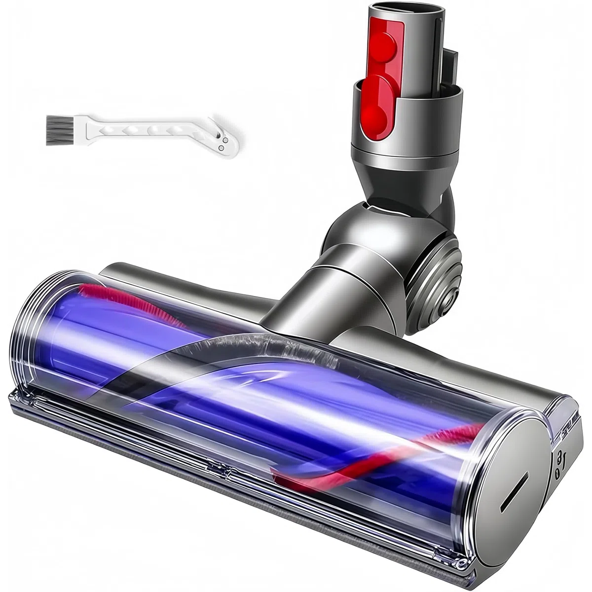 Tête de Brosse Motorisée pour Dyson V7 V8 V10 V11 V15, Brosse Électrique Rotative de Rechange pour Aspirateur SV10 SV11 SV12 SV14 SV17, Embout Turbine Motorhead pour Tapis, Parquet et Sols Durs