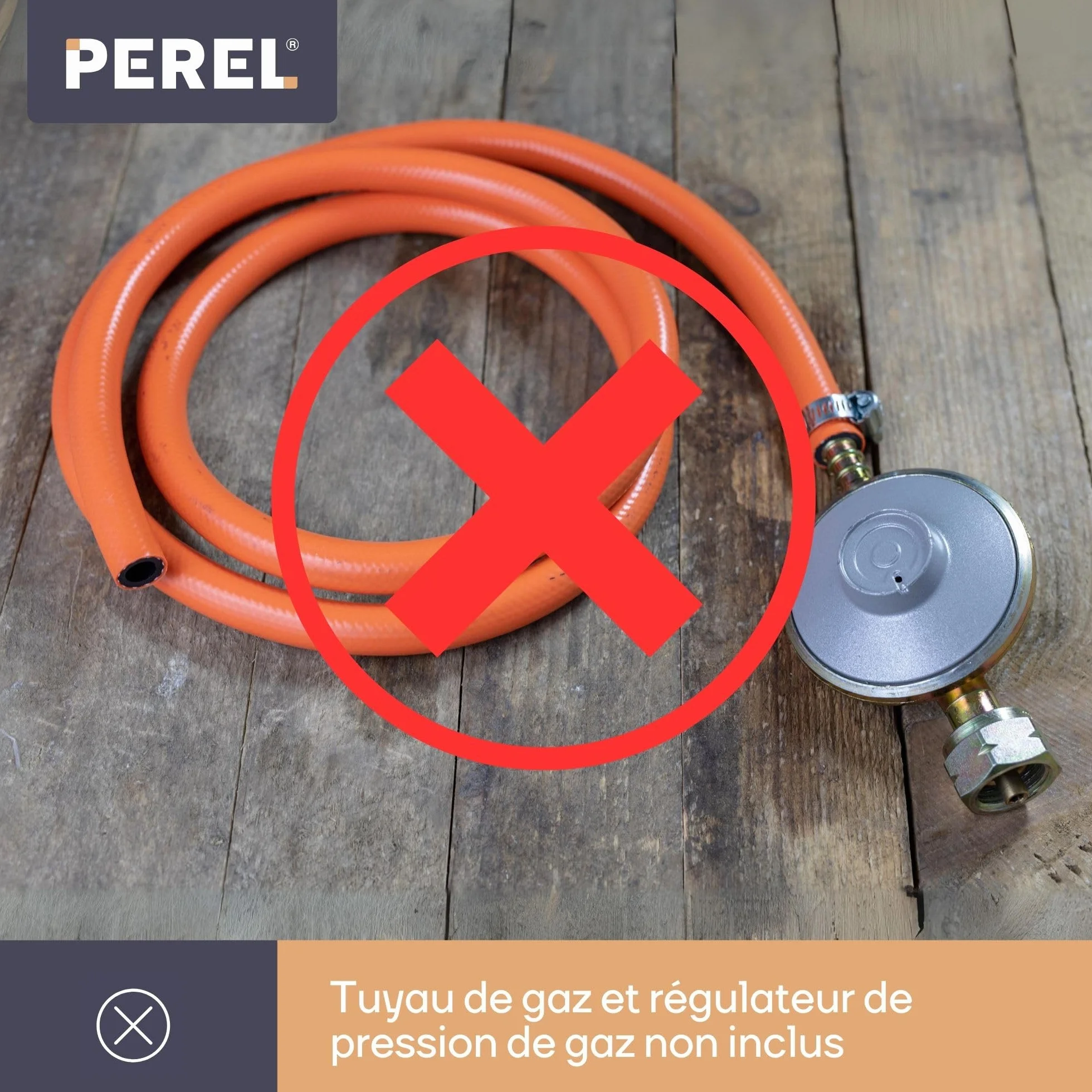 Perel Chauffage radiant au gaz 4500 W butane propane