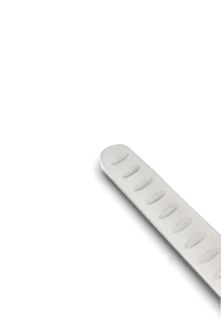 De Buyer - Couteau tranchelard Santoku FK2 en acier inoxydable - Longueur 30 cm -, Noir