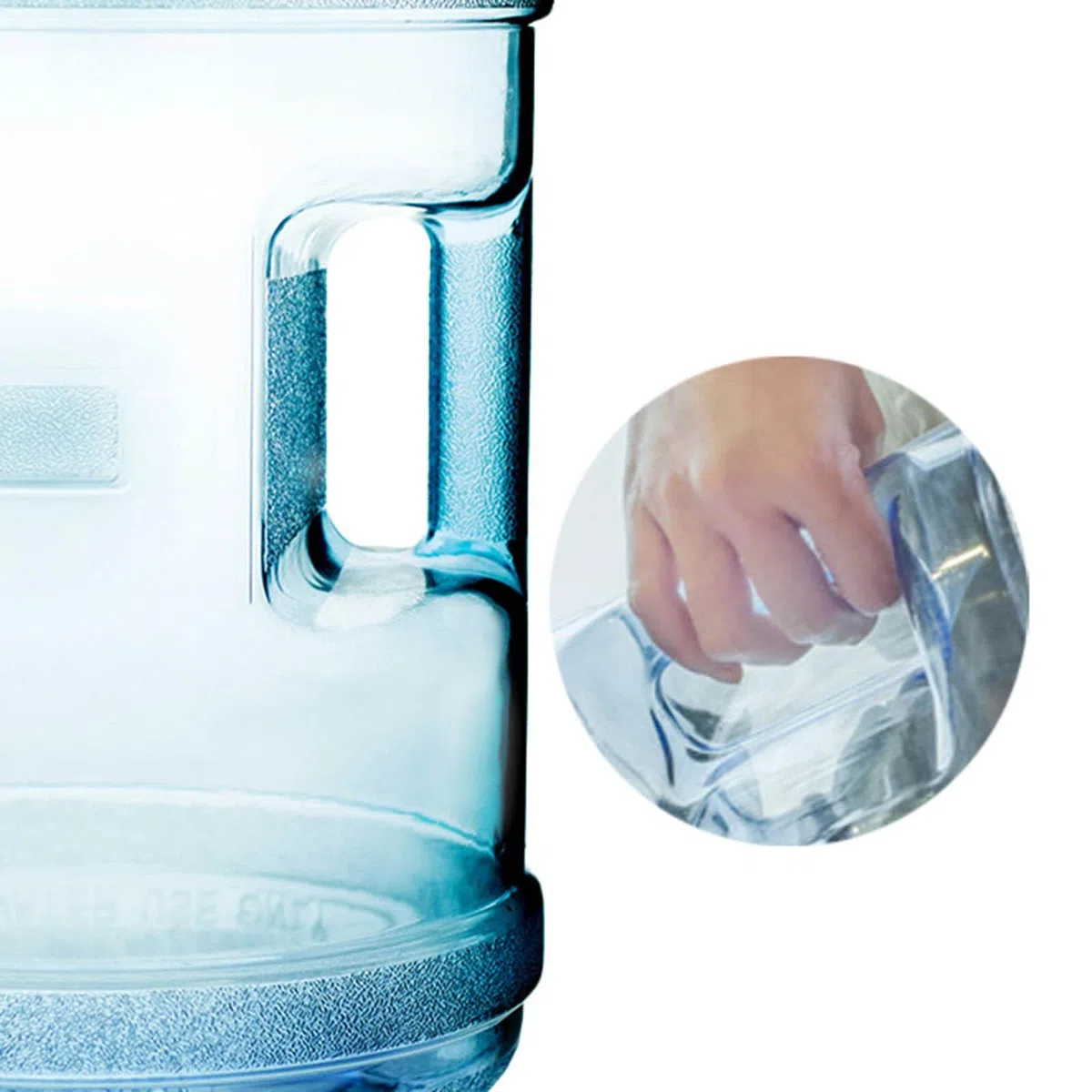 Colcolo Bouteille d'eau en Plastique réutilisable Gallon Jug Container pour Distributeur d'eau