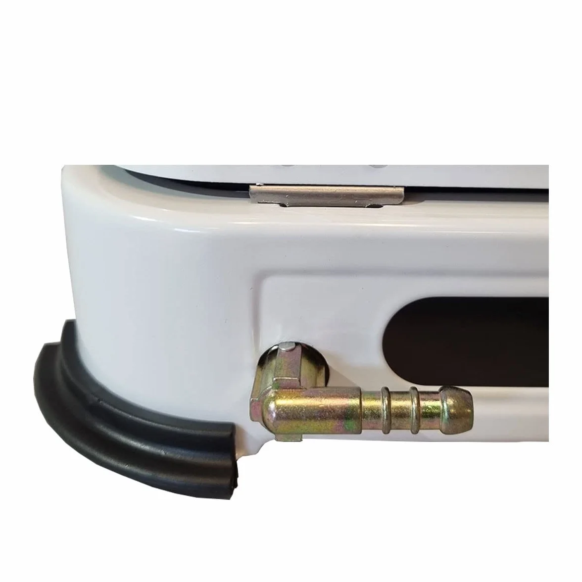 INTEC - Réchaud à Gaz 2 Feux 3200W, Brûleurs en Fonte Amovibles. Plaque de Cuisson Mobile avec Couvercle de Protection. Compatible Gaz Butane/Propane pour Camping et Jardin.