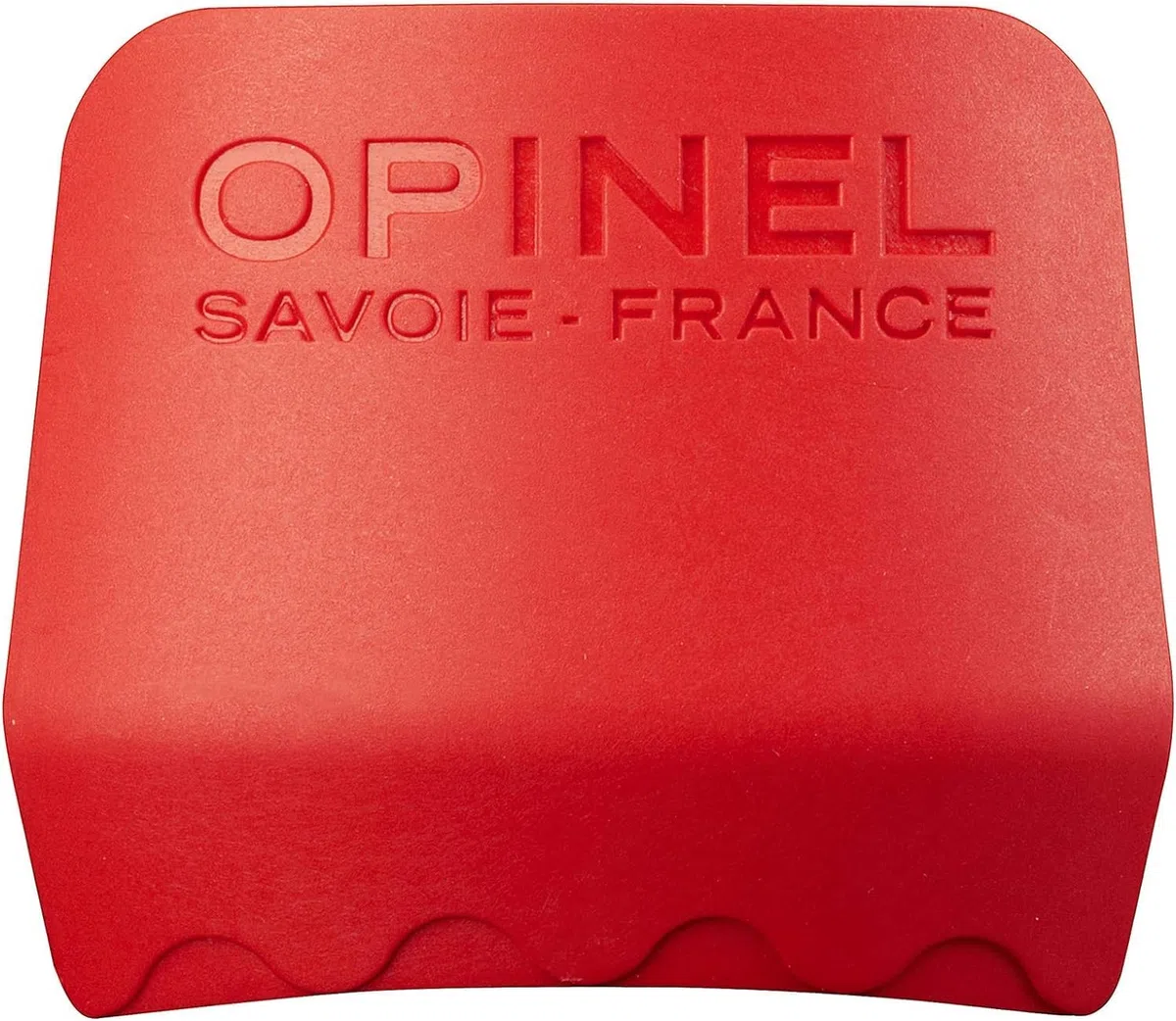 Opinel Le Petit Chef Lot de 3 couteaux de cuisine pour enfant avec manche en bois - Gravure personnelle - Éplucheur - Inoxydable - Protection des doigts - Cadeau (rouge)