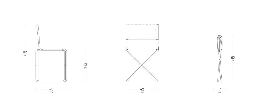 Lafuma Mobilier CNO Tabouret Pliante, Batyline, Seigle II, Large