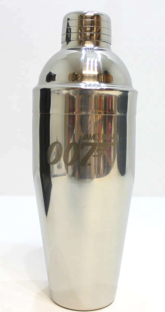 JAMES BOND 007 cocktail shaker silver * new & boxed - collectable by James Bond