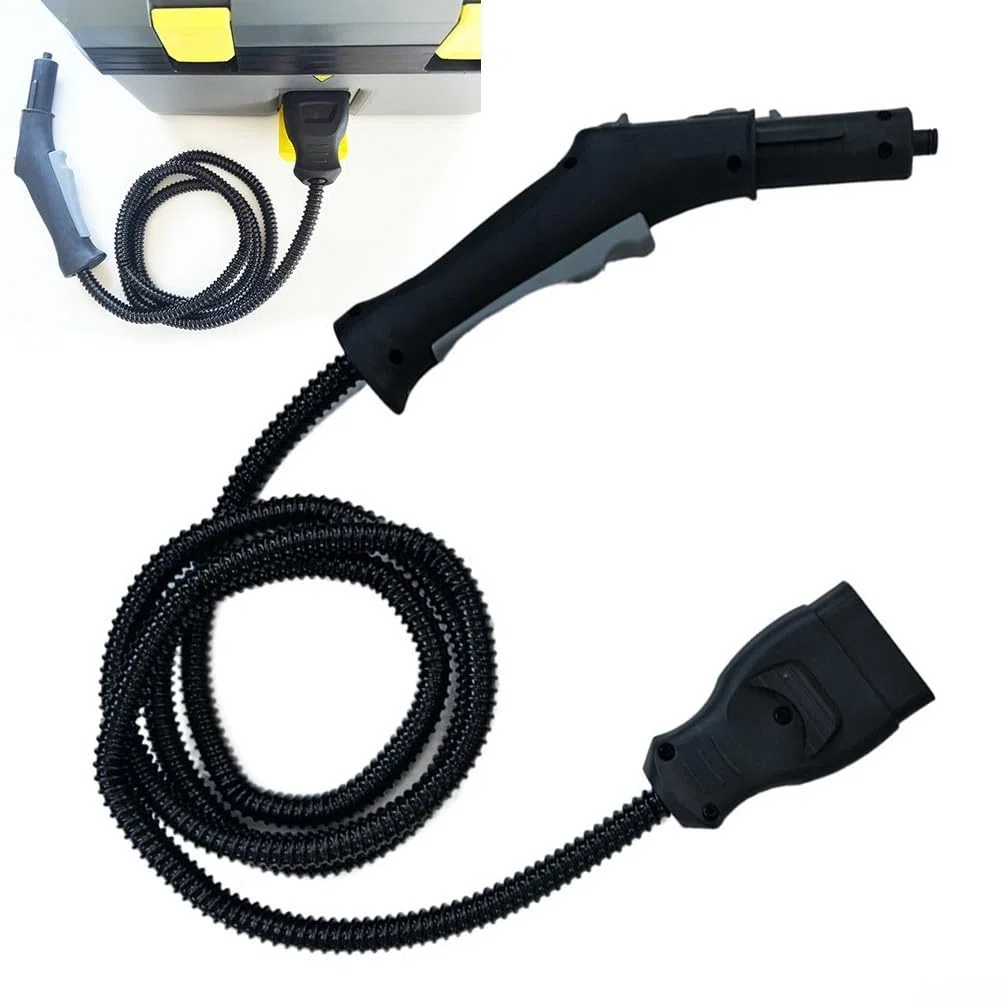 Tuyau de rechange pour nettoyeur vapeur Karcher pour SC5, SG 4/4, 2 x 5 m avec poignée et interrupteur de connexion, Tuyau flexible de vapeur 43220460 4.322-046.0