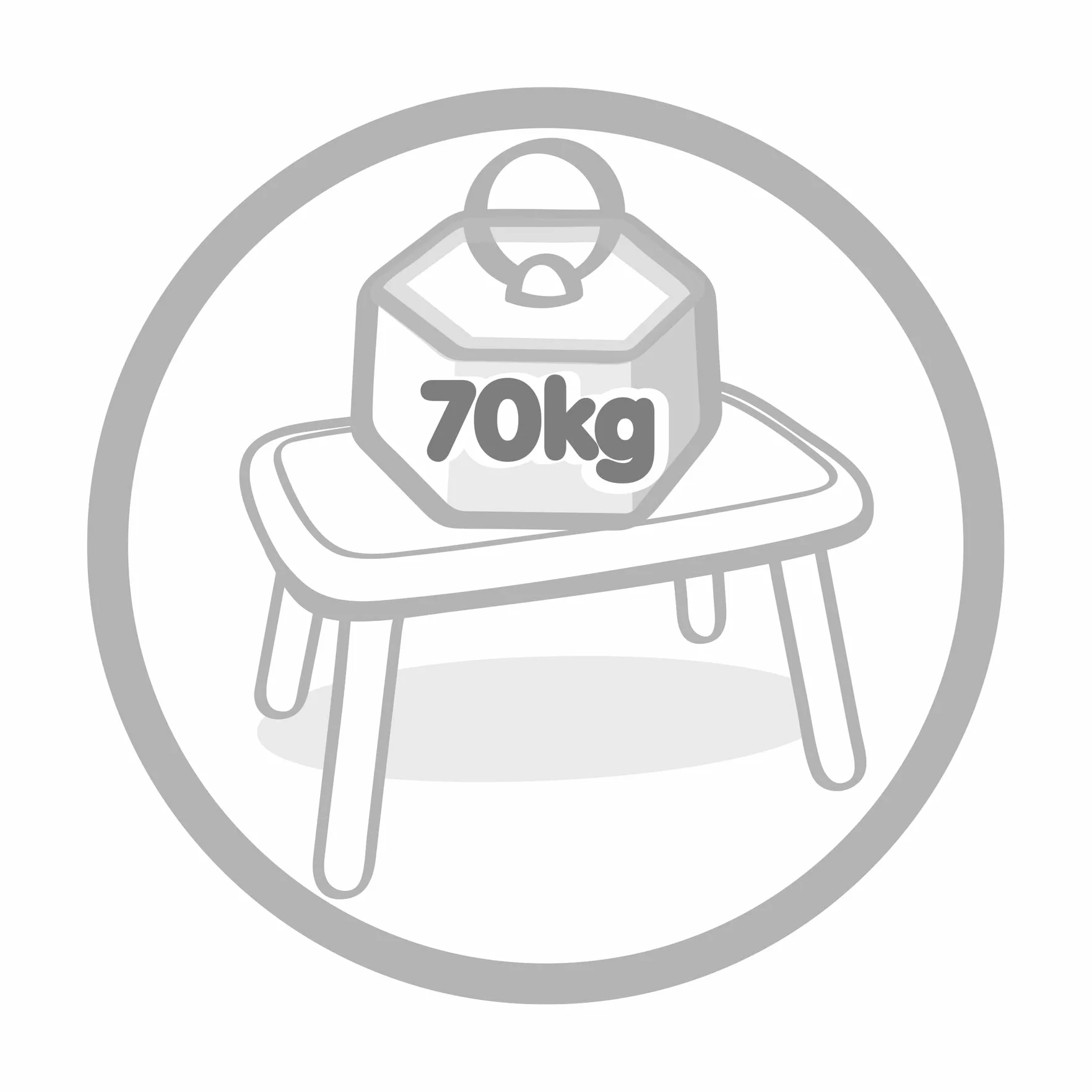 Smoby - Kid Table - Mobilier pour Enfant - Dès 18 Mois - Intérieur et Extérieur - 880406 Vert/Beige