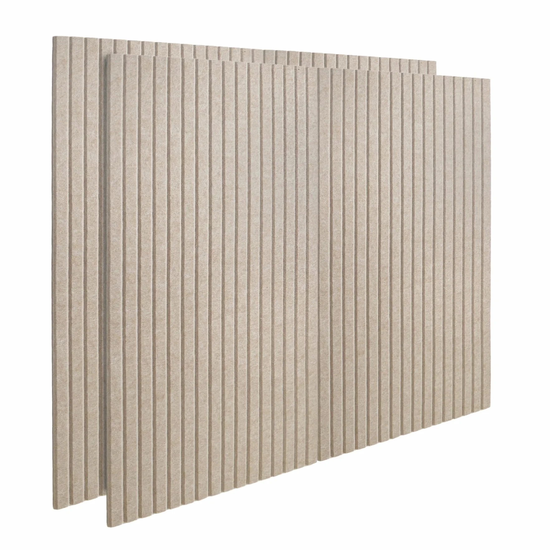 Lot de 2 tableaux d'affichage en feutre 80 x 120 cm avec punaises autocollant marron clair