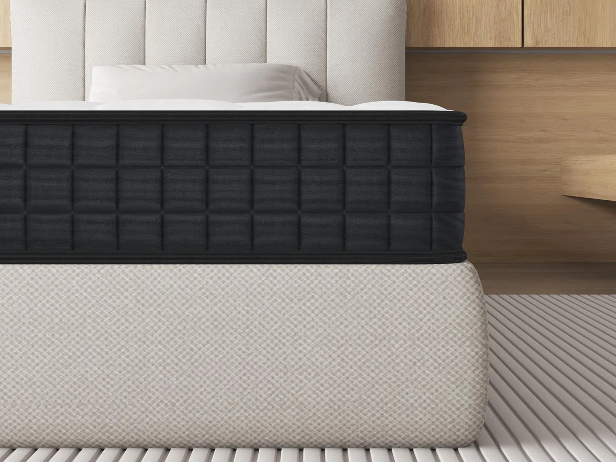 Matelas 90x190CM,Epaisseur 12CM,Matelas Mousse pour 1 Personnel,Moelleux,Confortable,Respirant (90x190x12CM)