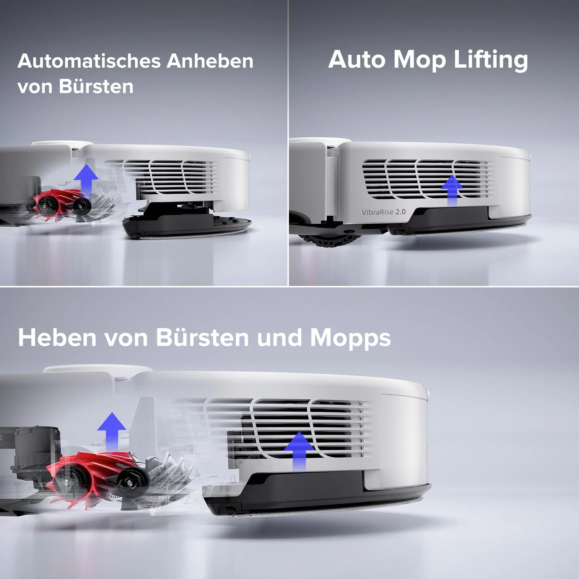Roborock S8 Pro Ultra Robot Aspirateur Laveur 6000Pa Reactive 3D Station Automatique Reconditionné