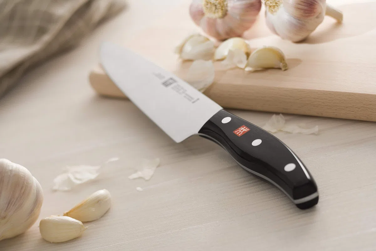 ZWILLING Twin Pollux Couteau de chef, lame 20 cm, acier spécial inoxydable, manche synthétique à rivets, noir
