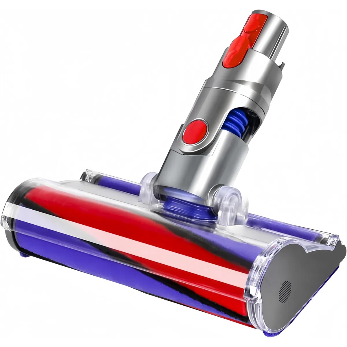 Brosse à Rouleau Souple pour Aspirateur Dyson V7 V8 V10 V11 V15, Tête de Nettoyeur Motorisée de Remplacement pour Sols Durs Parquet, Accessoire Embout Brosse SV10 SV11 SV12 SV14 SV15