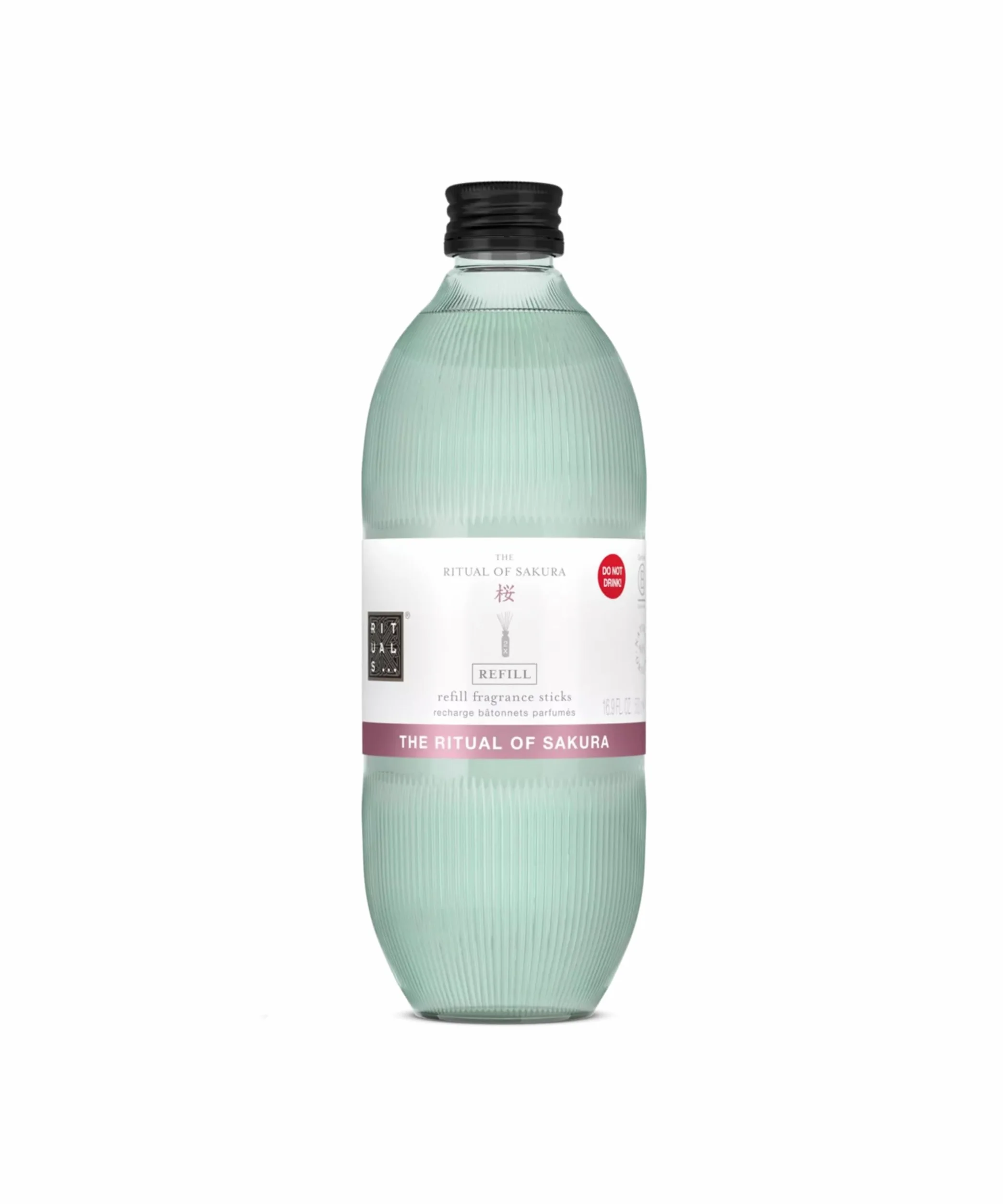 Rituals Diffuseur de Parfum Recharge Sakura 2x250 ML Bâtons parfumés Fleur de Cerisier Lait de Riz