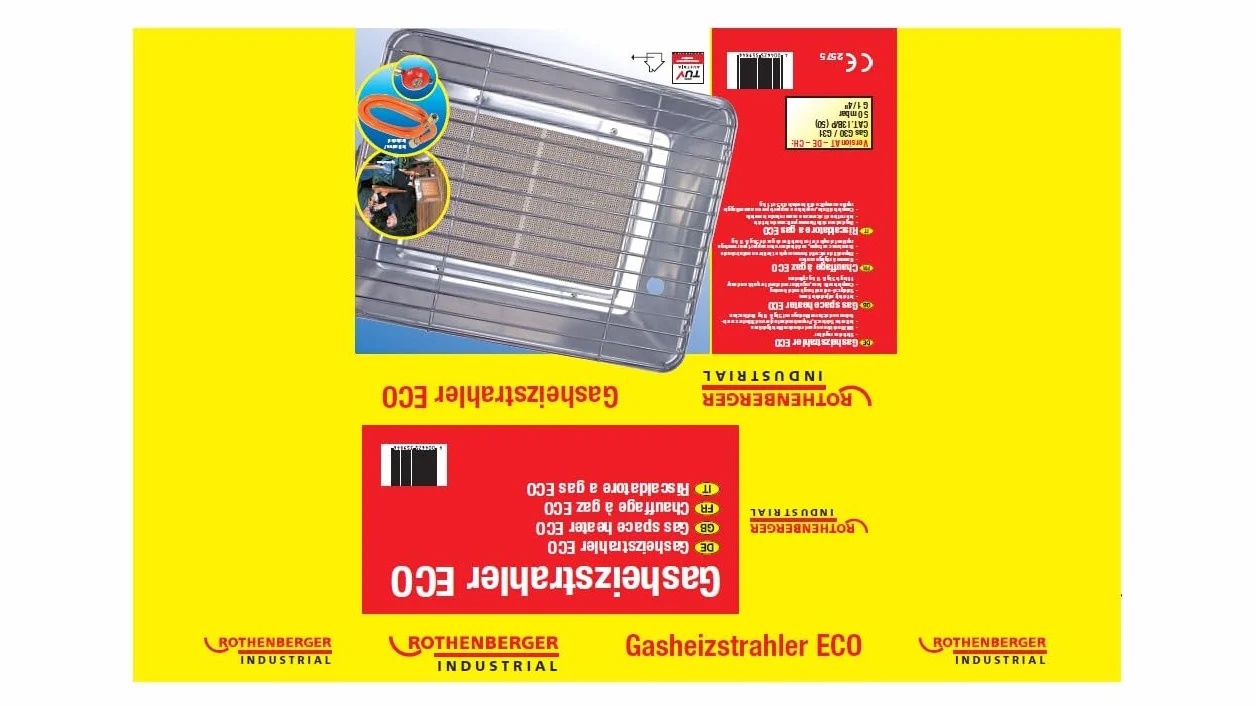 Chauffage au gaz Eco Version Allemand