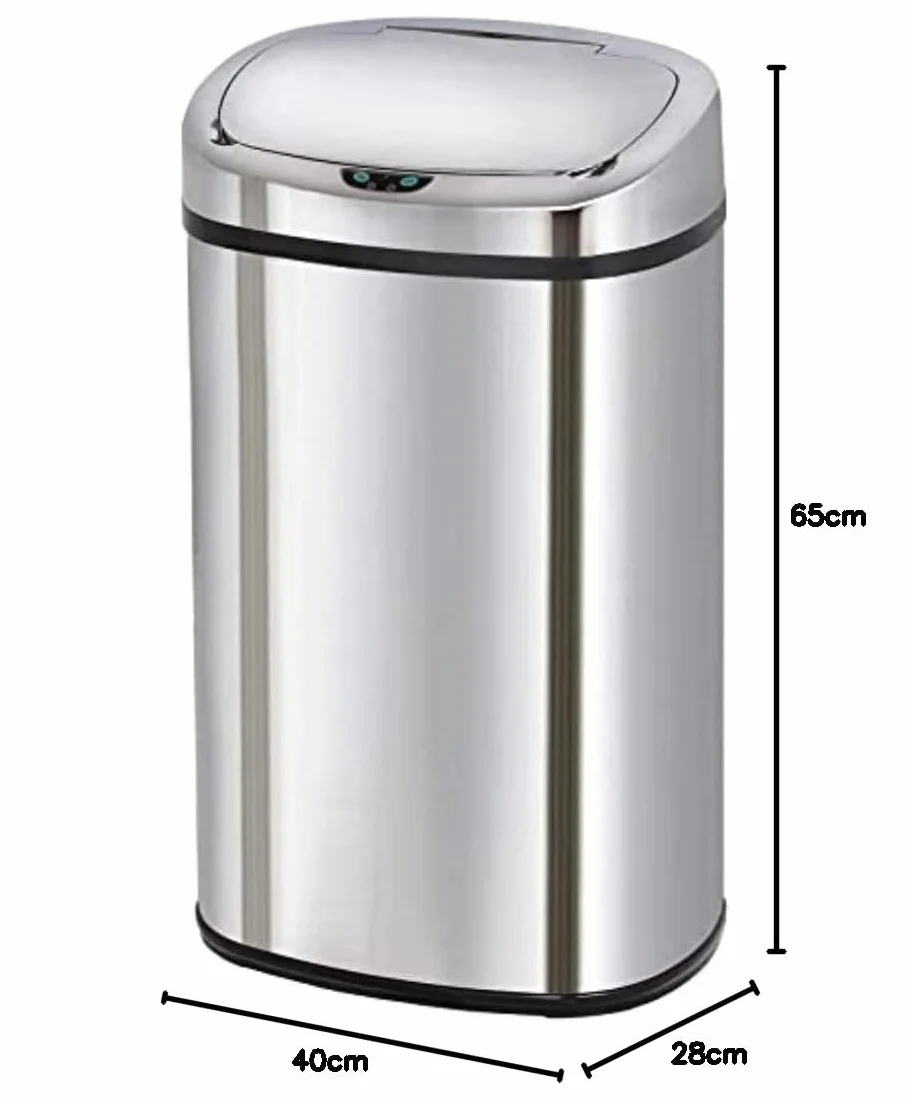 KITCHEN MOVE Poubelle de cuisine automatique 58L MAJESTIC acier INOX